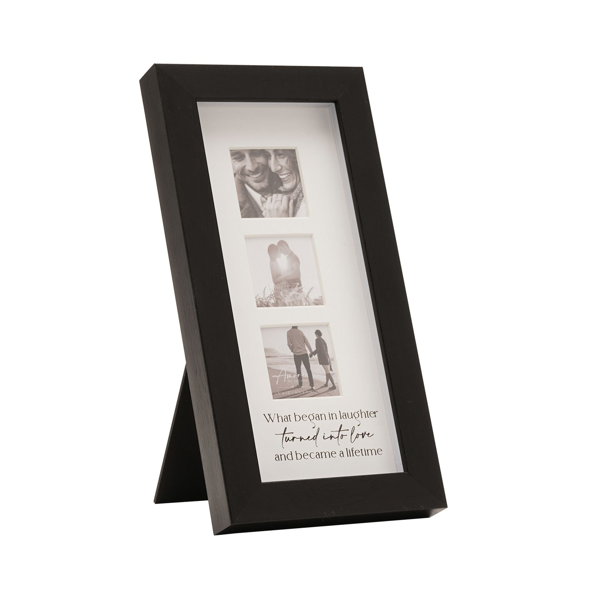 Amore Black Narrow Triple Frame