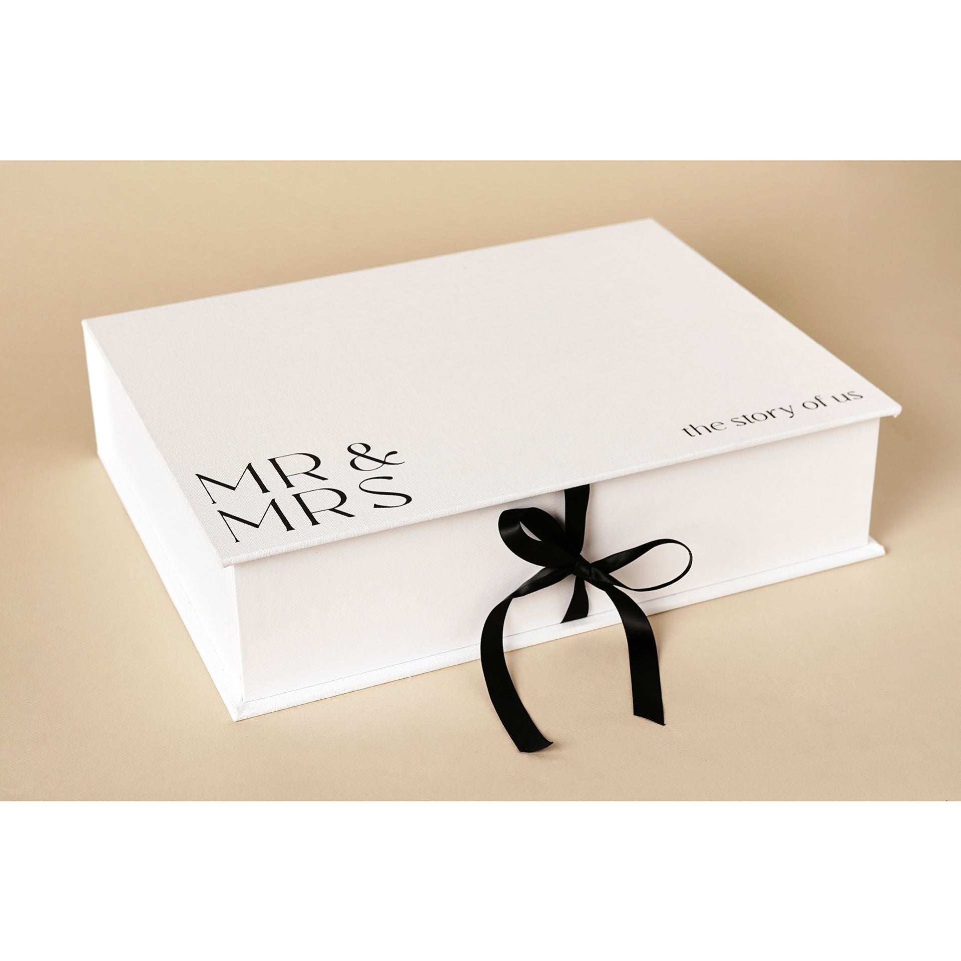 Amore Linen A4 Keepsake Box 'Mr & Mrs'