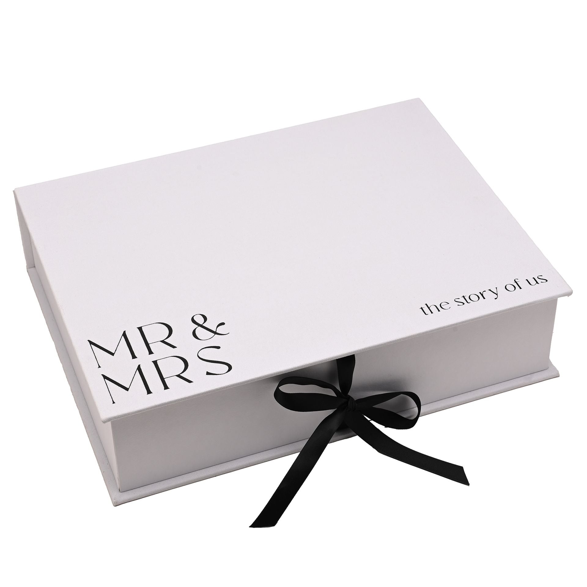 Amore Linen A4 Keepsake Box 'Mr & Mrs'