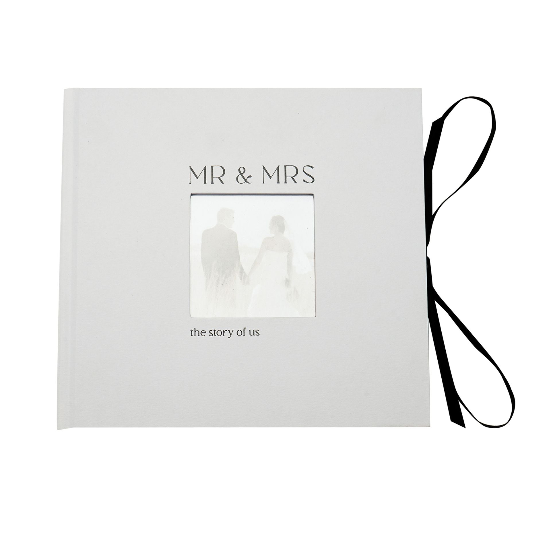 Amore Textured Photo Album 'Mr & Mrs'