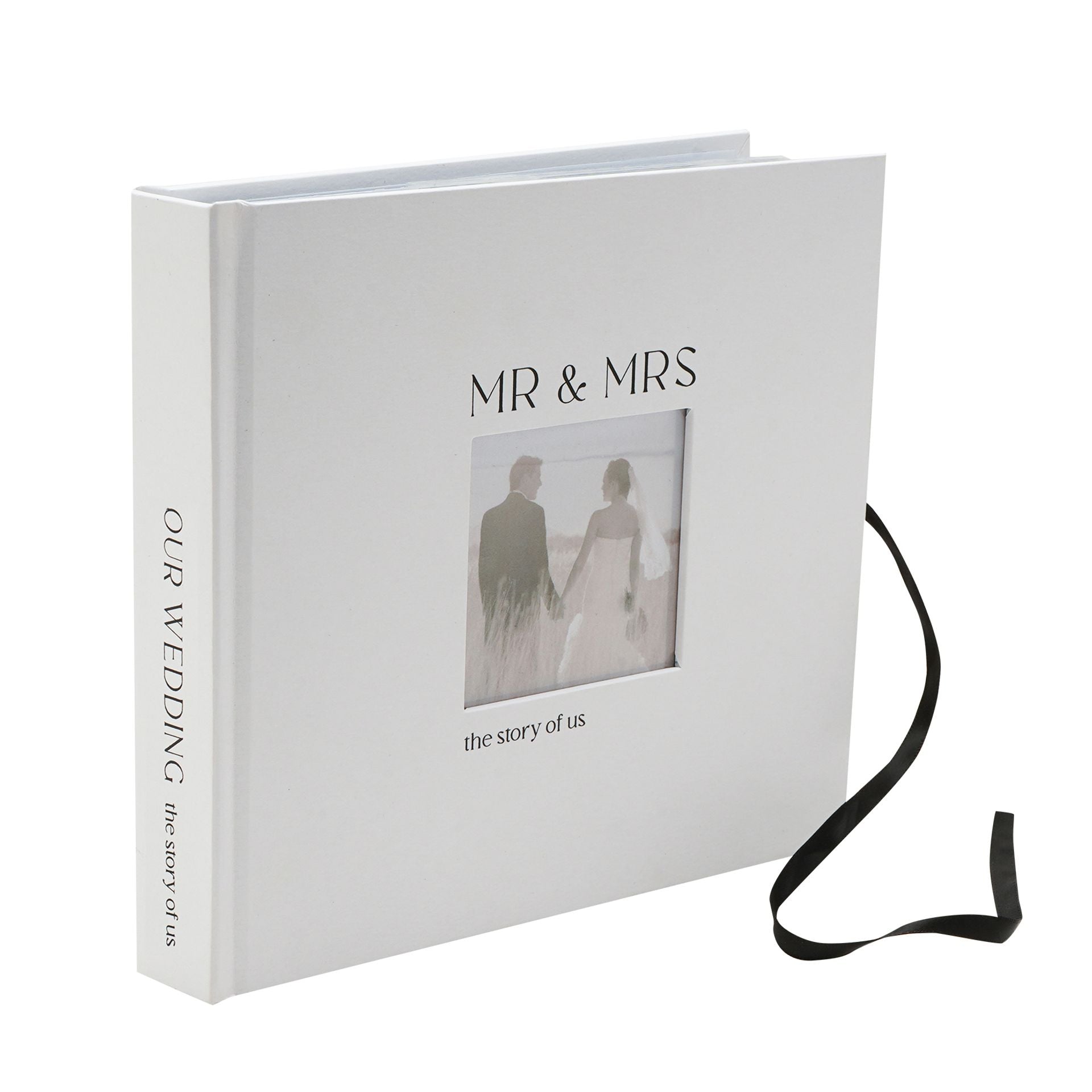 Amore Textured Photo Album 'Mr & Mrs'