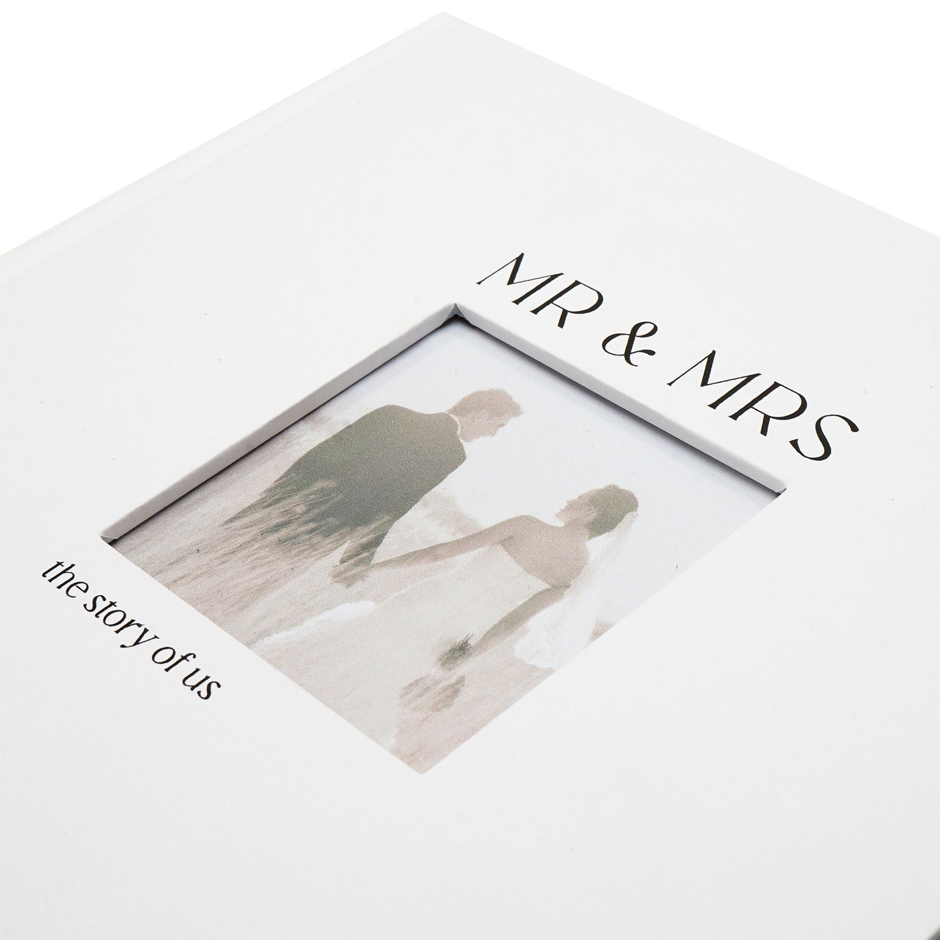 Amore Textured Photo Album 'Mr & Mrs'