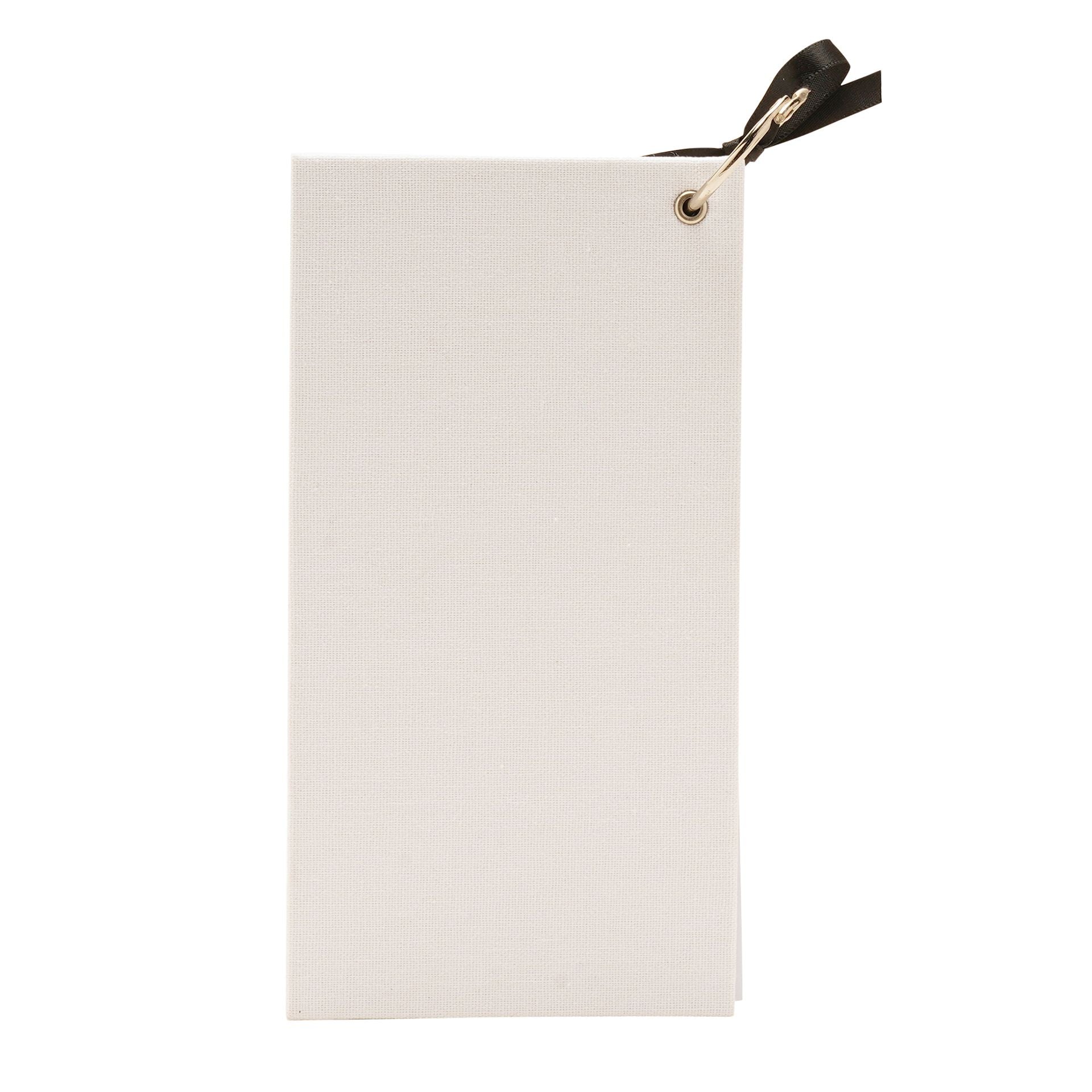 Amore Single Ring Bound Linen Guest Book