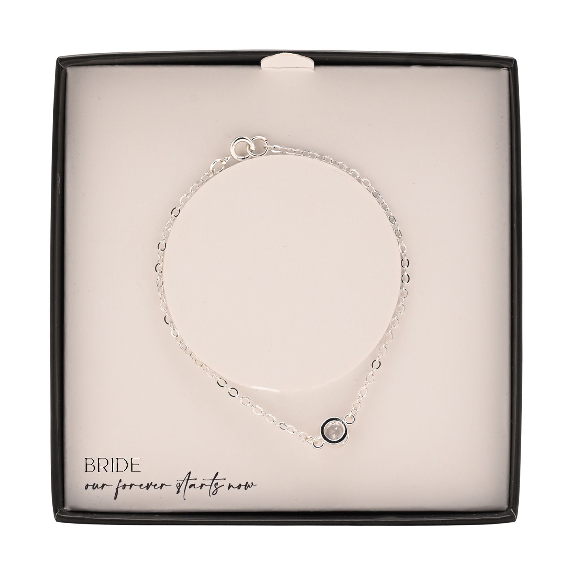 Amore Silver Plated Bracelet - Bride