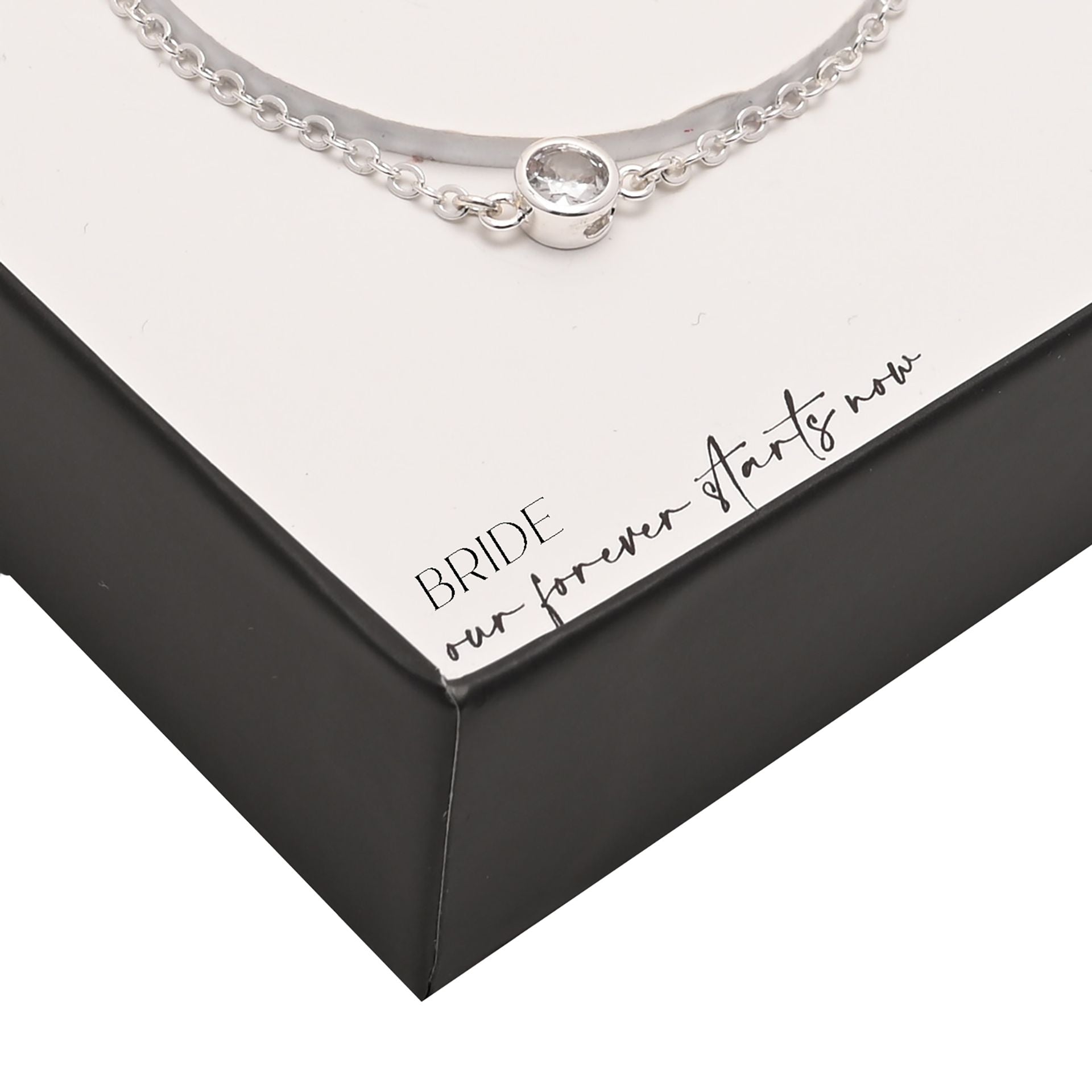 Amore Silver Plated Bracelet - Bride