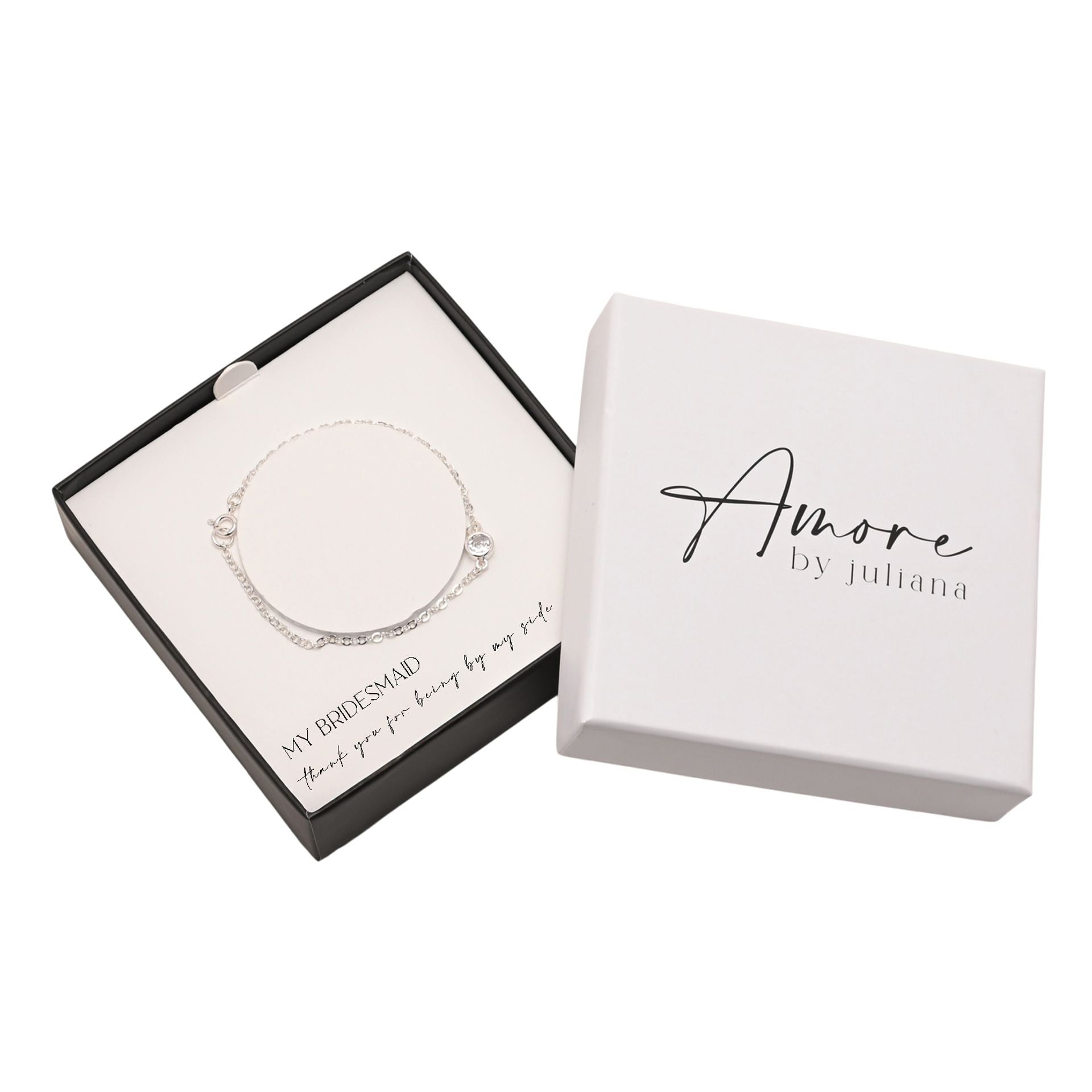 Amore Silver Plated Bracelet - Bridesmaid