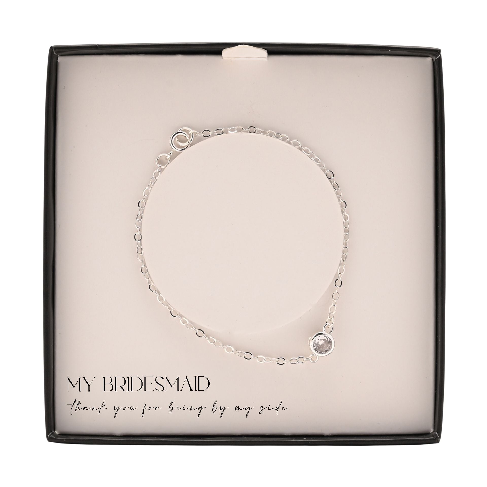 Amore Silver Plated Bracelet - Bridesmaid