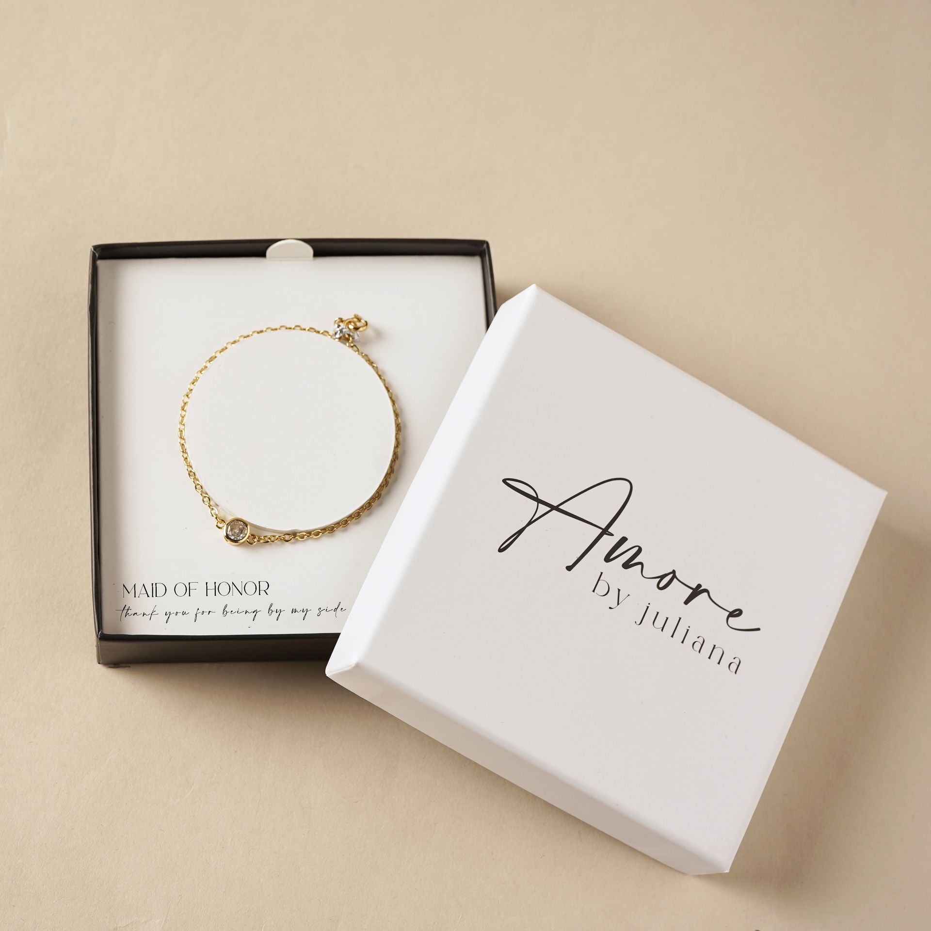 Amore Gold Plated Bracelet - Maid Of Honour