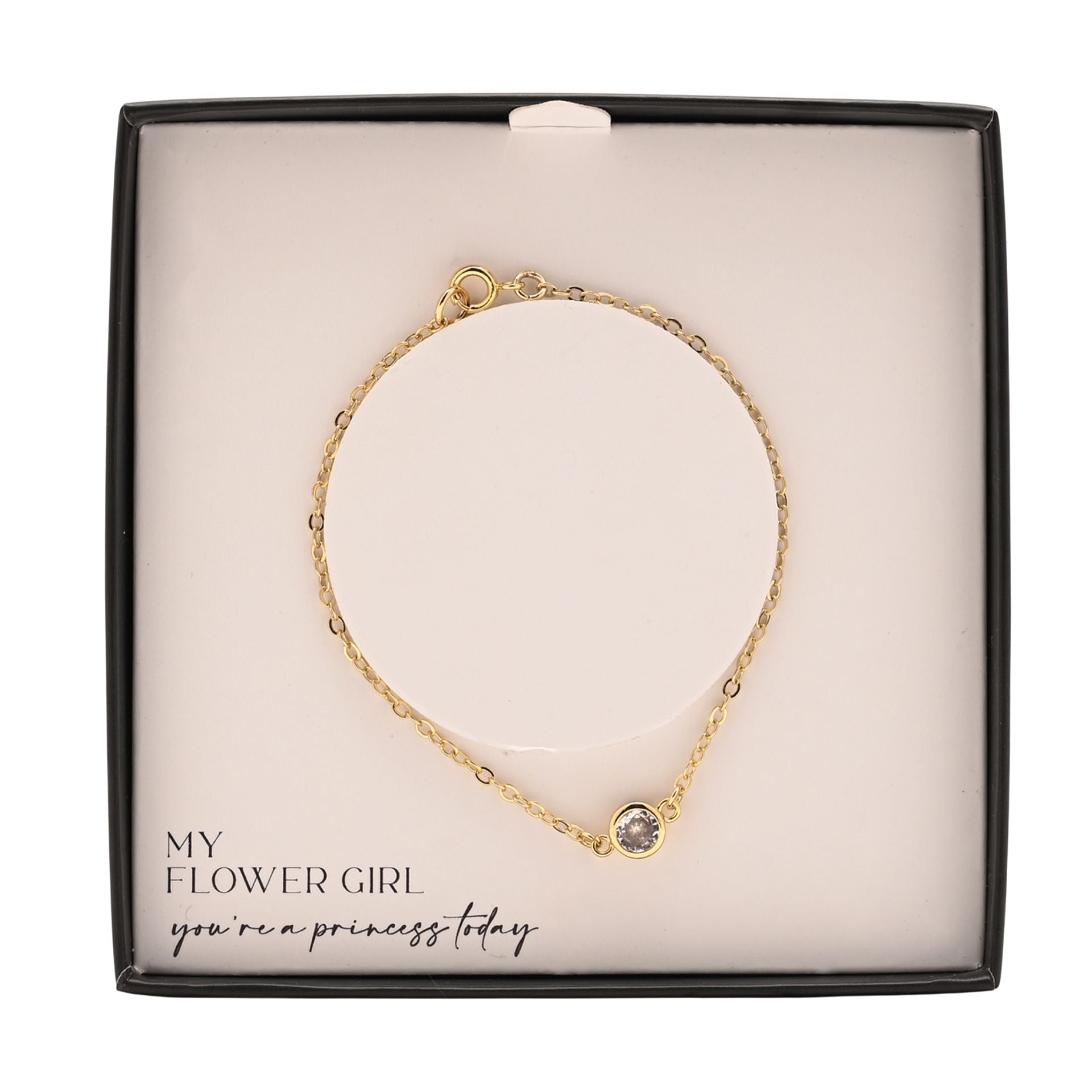 Amore Gold Plated Bracelet - Flower Girl