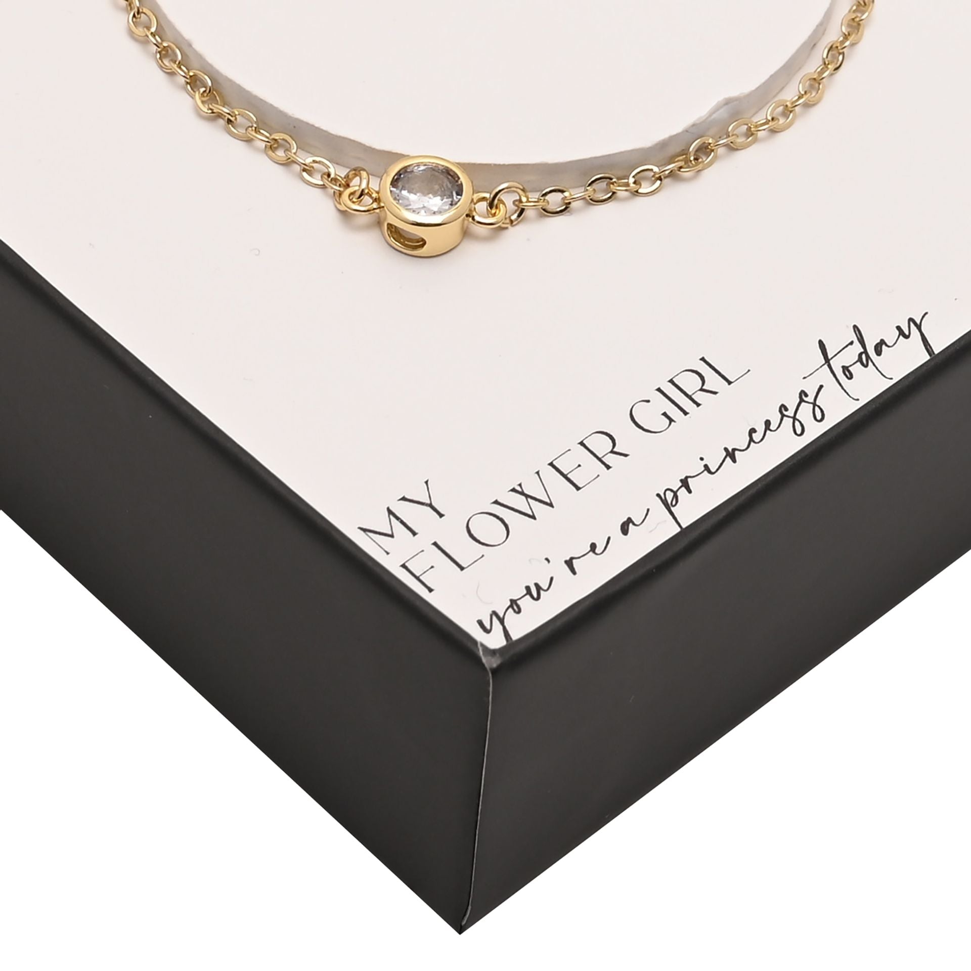 Amore Gold Plated Bracelet - Flower Girl