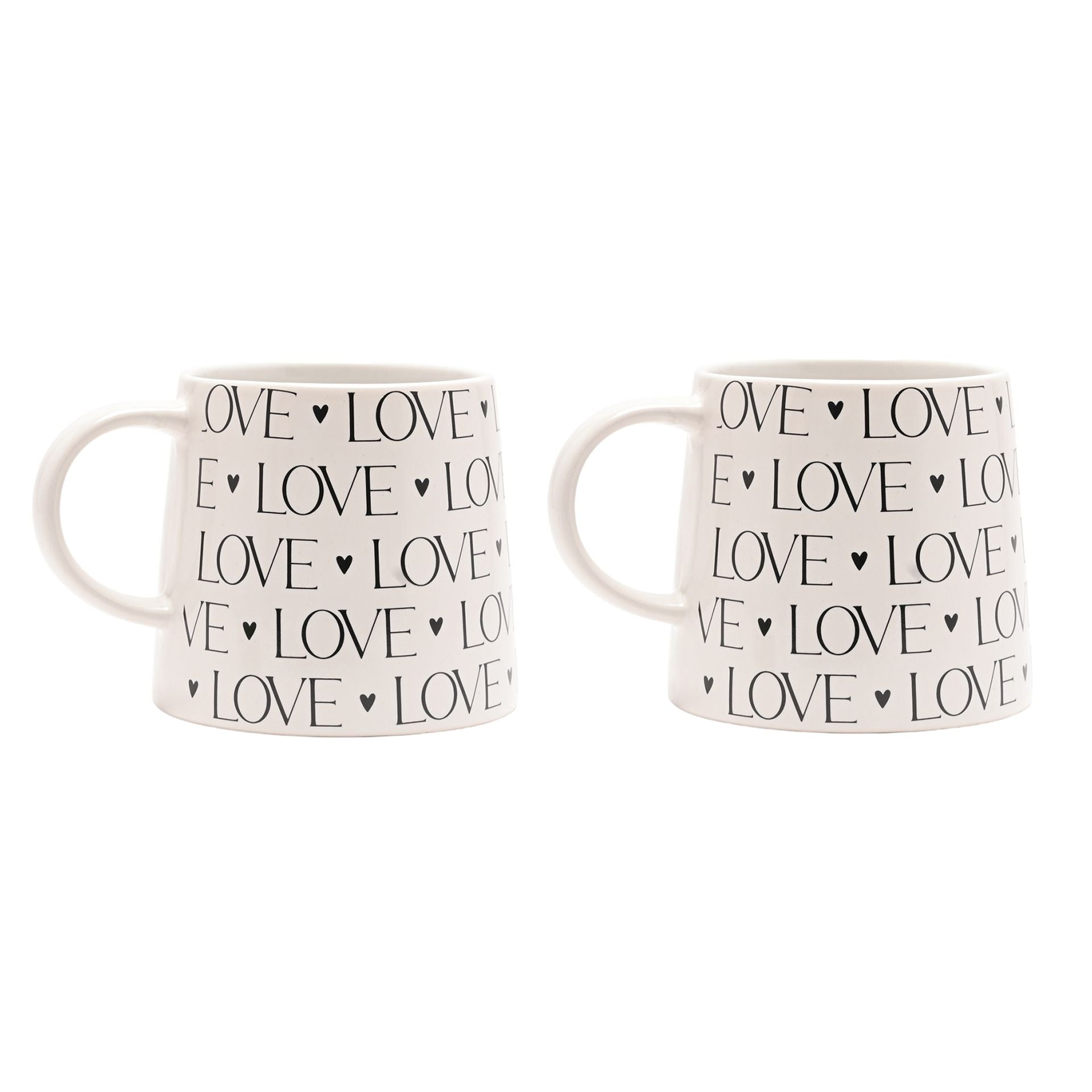 Amore Mugs Set of 2 - Love