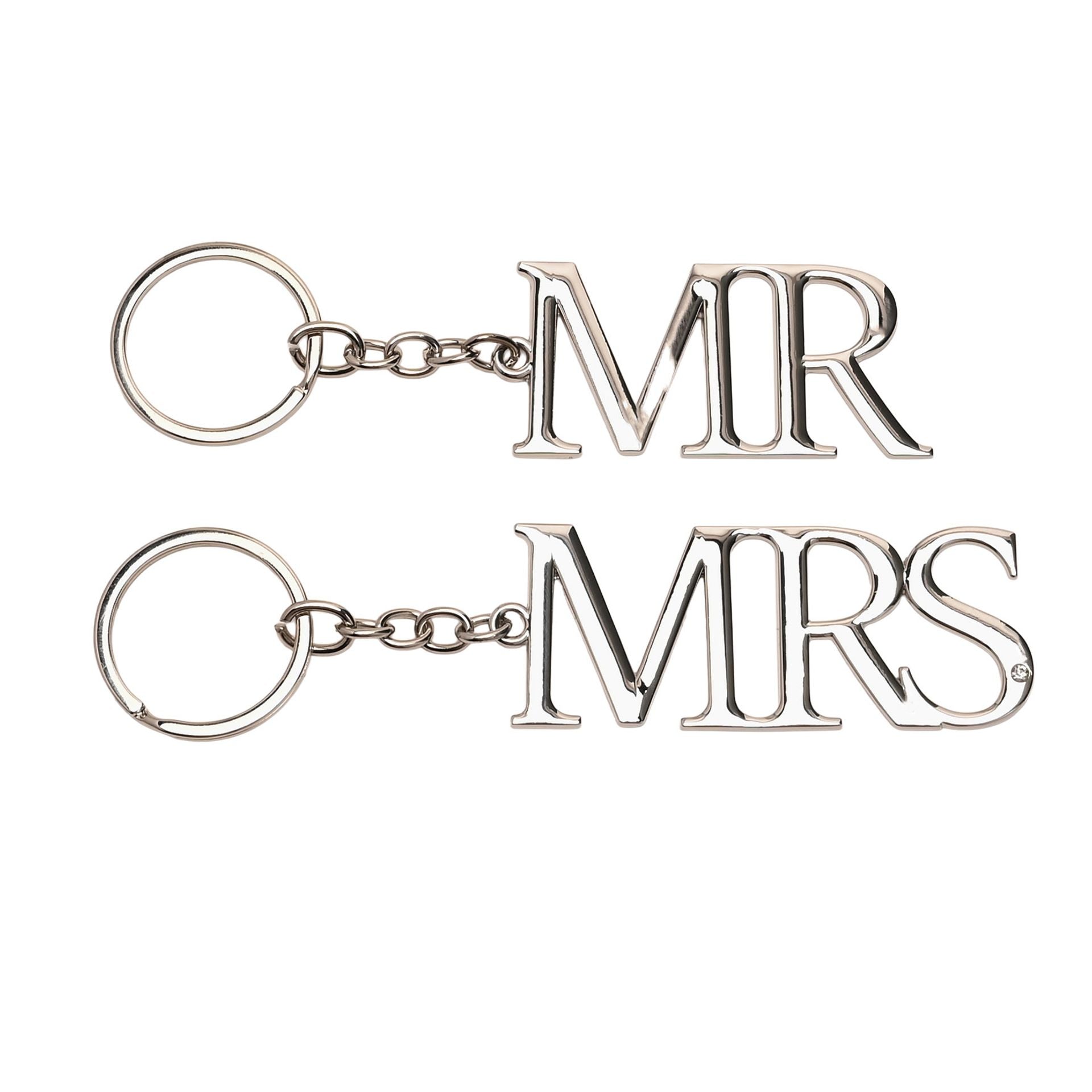Amore Set of 2 Keyrings - Mr & Mrs