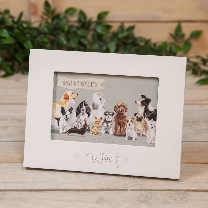 Best of Breed Wooden Frame 6" x 4" - Dog