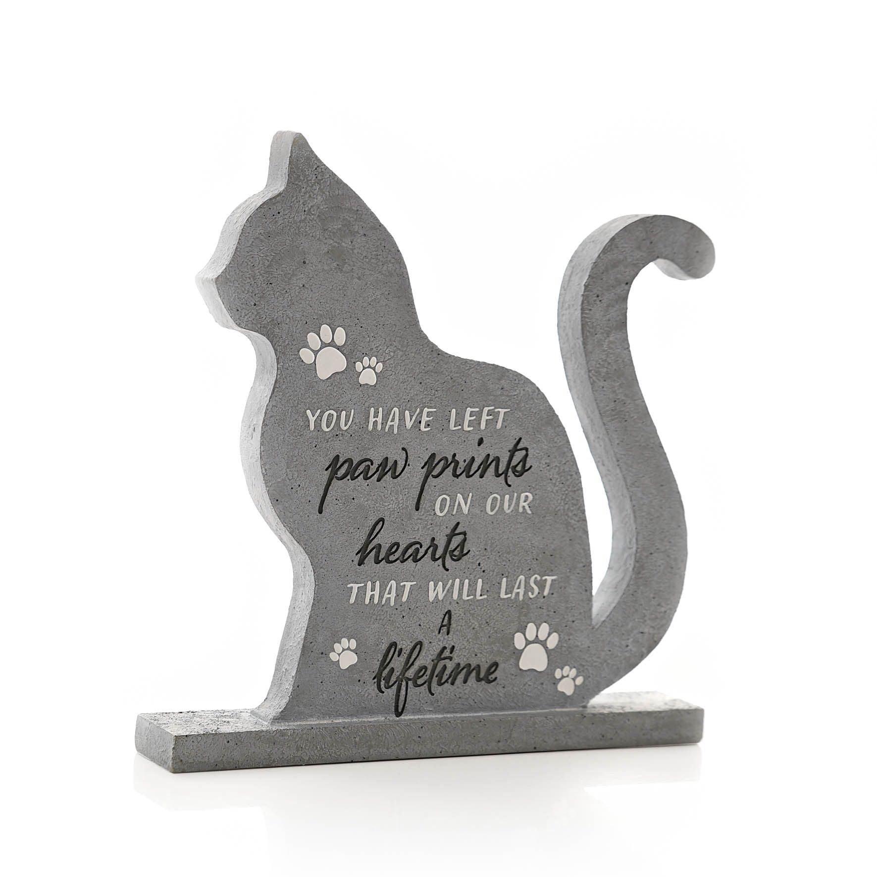 Best of Breed Shaped Cat Memorial Stone 20 cm x 20 cm