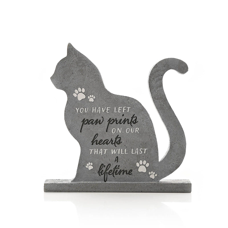 Best of Breed Shaped Cat Memorial Stone 20 cm x 20 cm