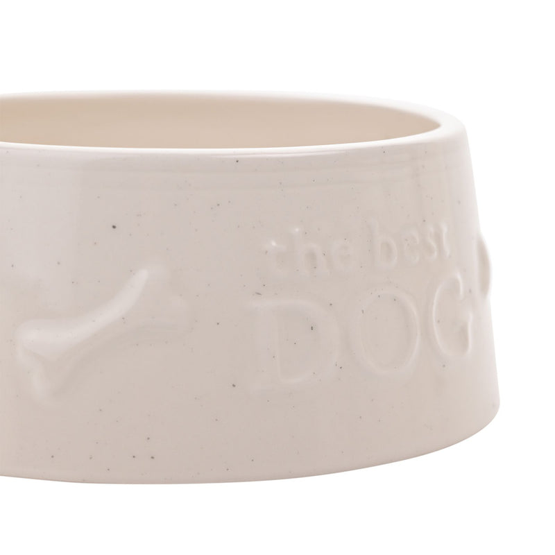 Best of Breed Paw Prints Large Dog Bowl - "The Best Dog"