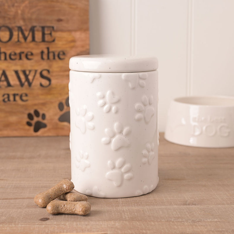 Best of Breed Paw Prints Treat Jar