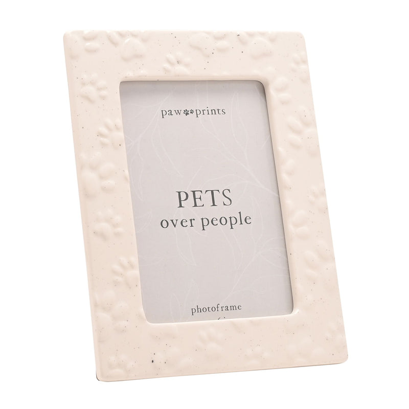 Best of Breed Paw Prints Ceramic Photo Frame