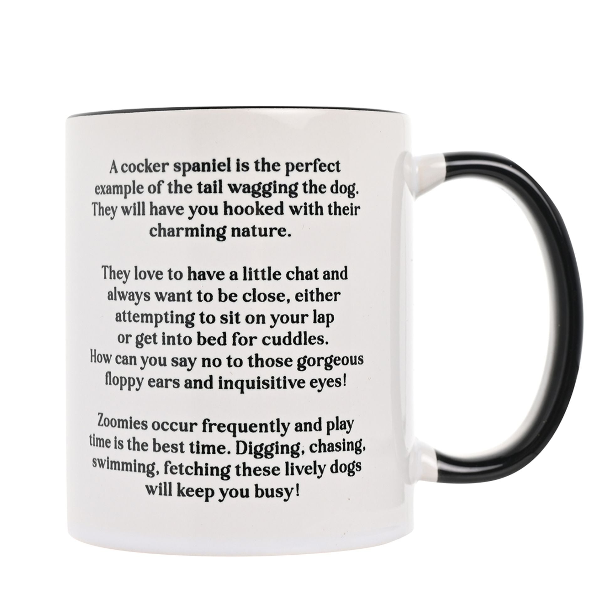 Best of Breed Mug Black Inside 11oz - Cocker Spaniel