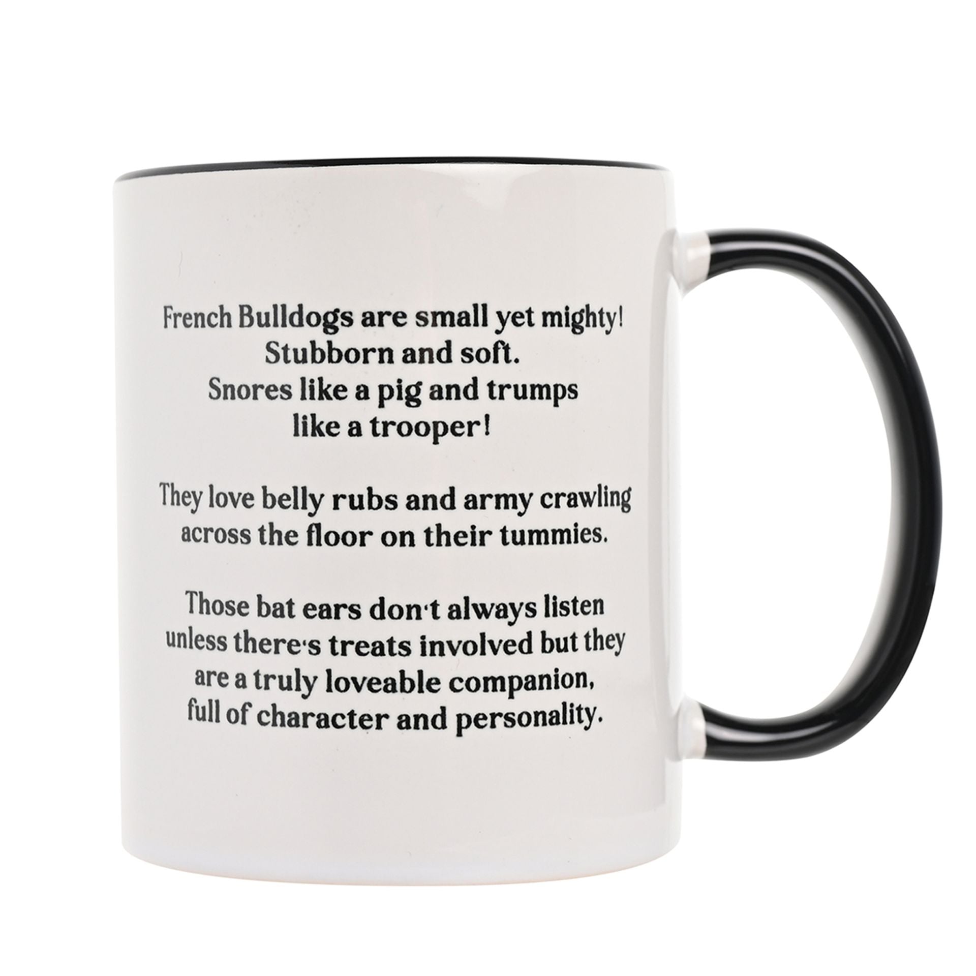 Best of Breed Mug Black Inside 11oz - French Bulldog
