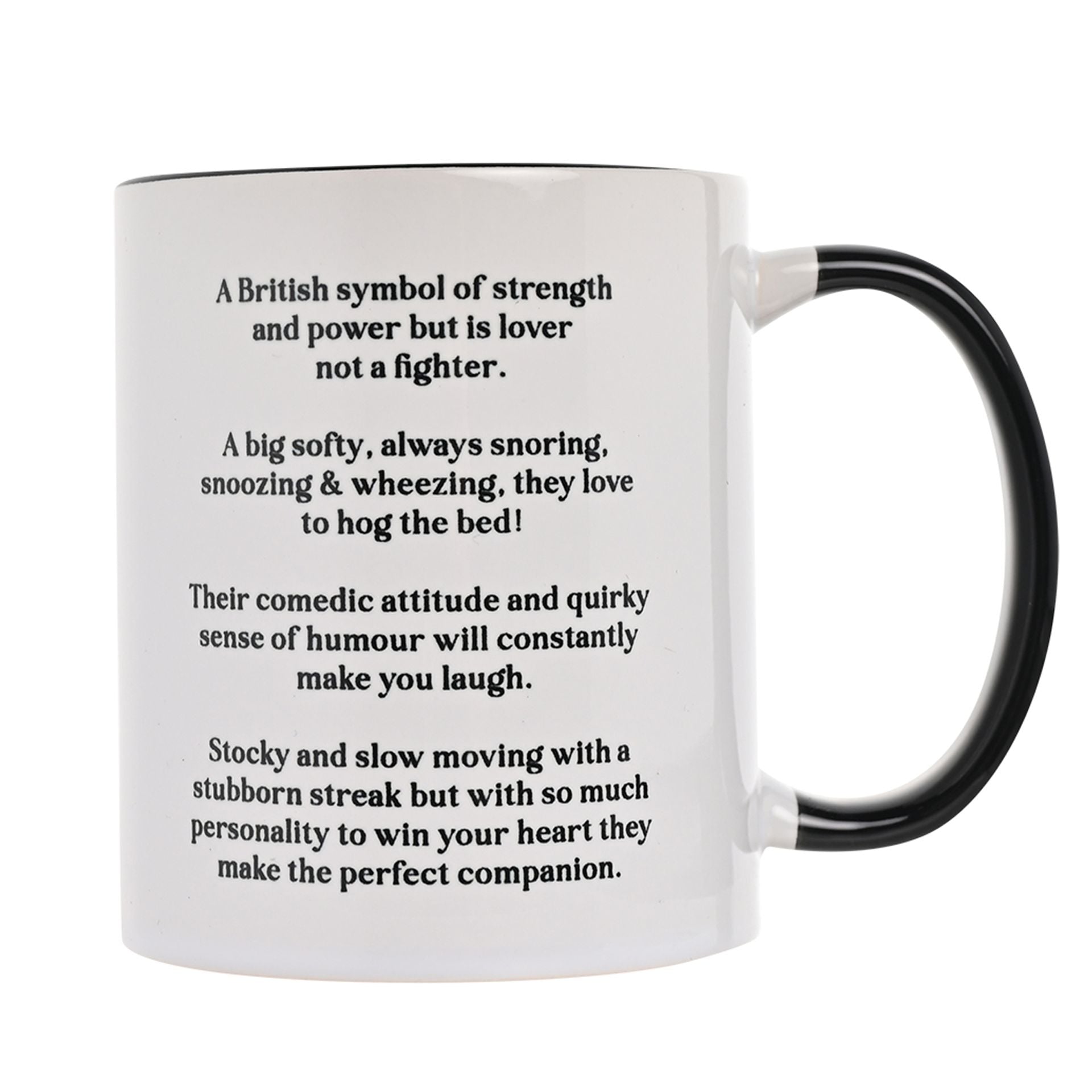 Best of Breed Mug Black Inside 11oz - British Bulldog