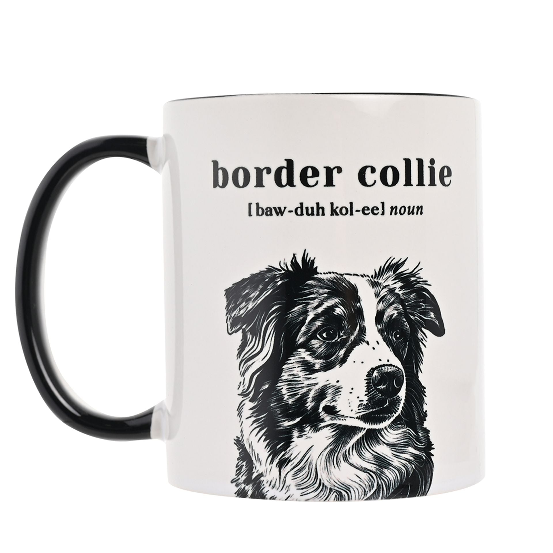 Best of Breed Mug Black Inside 11oz - Border Collie