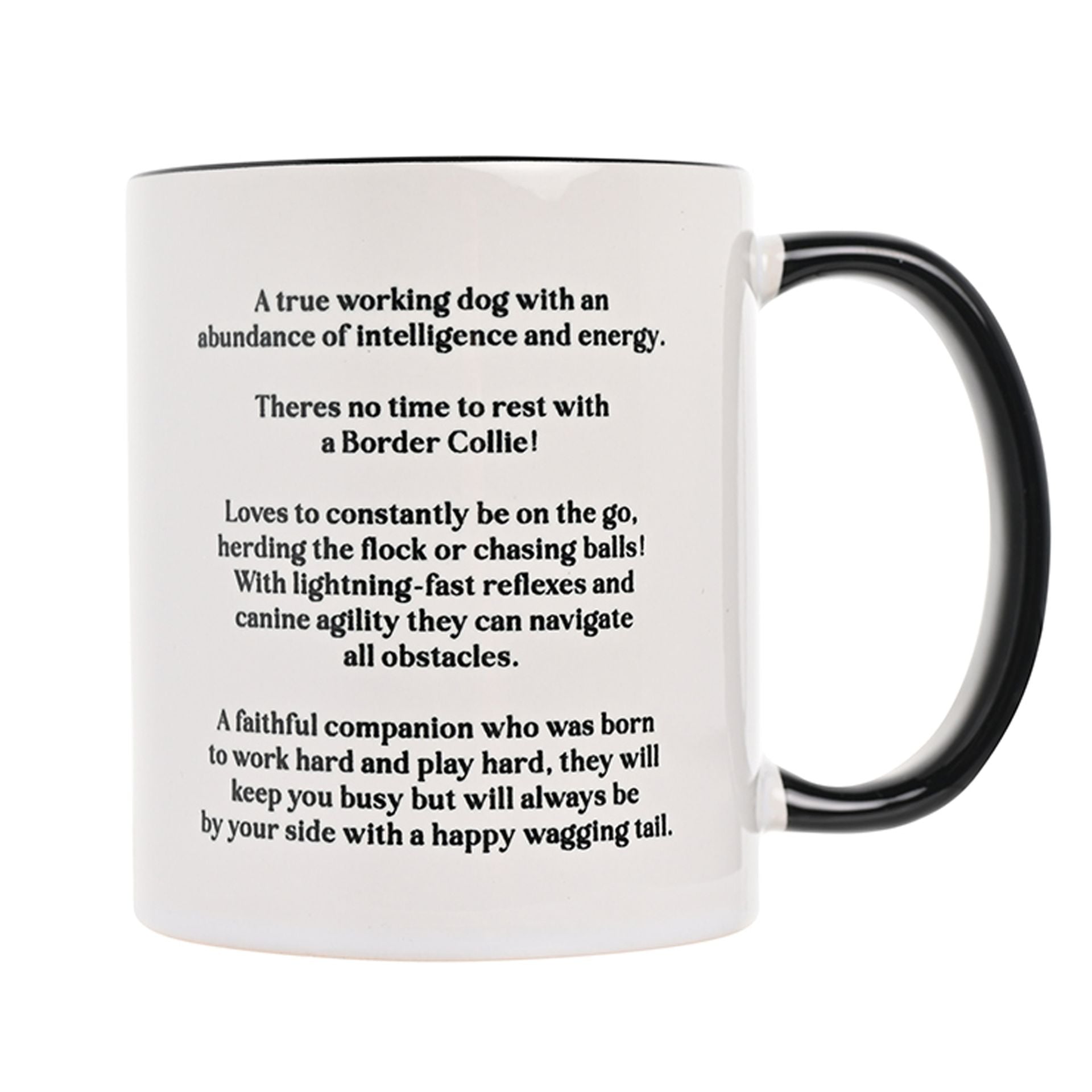 Best of Breed Mug Black Inside 11oz - Border Collie
