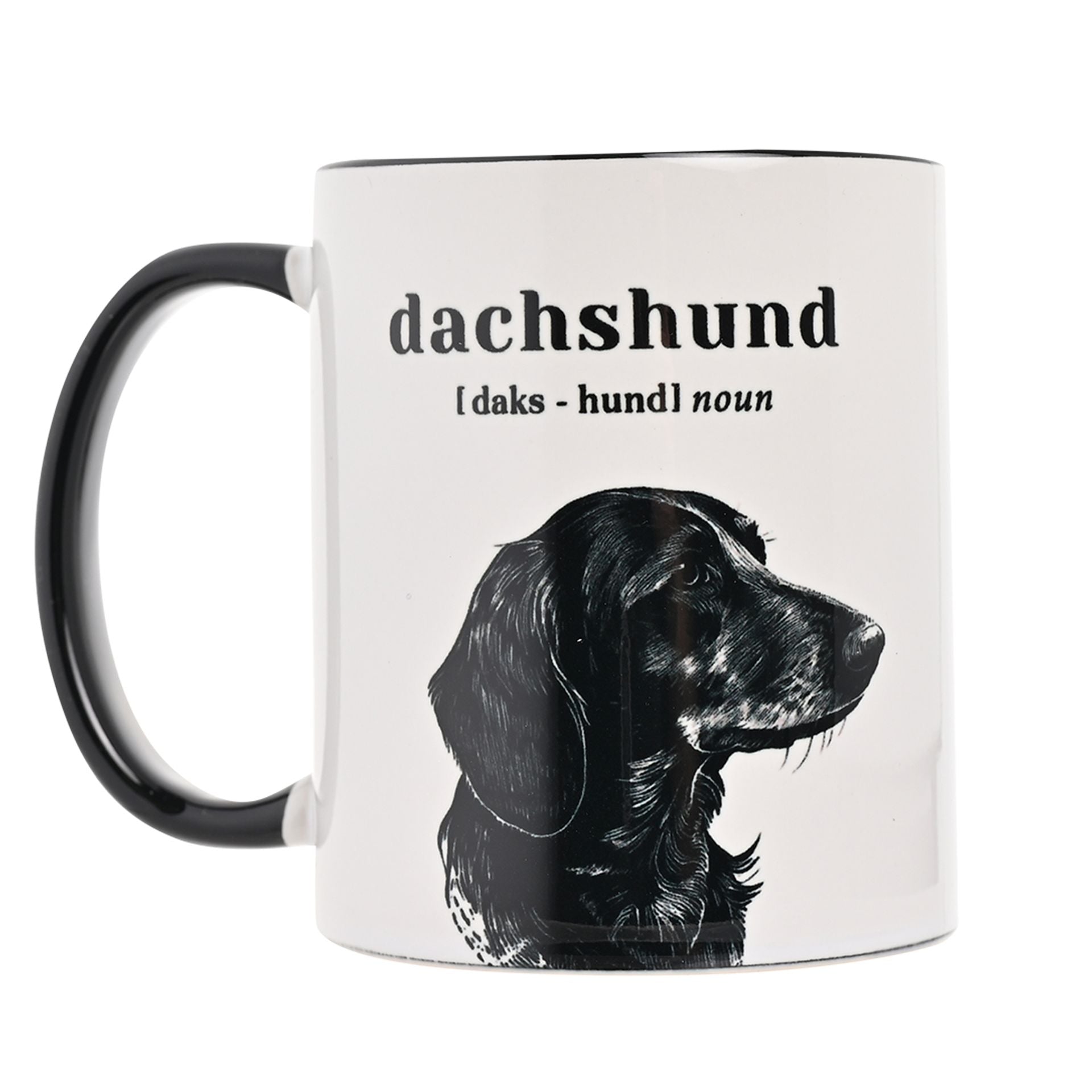 Best of Breed Mug Black Inside 11oz - Dachshund