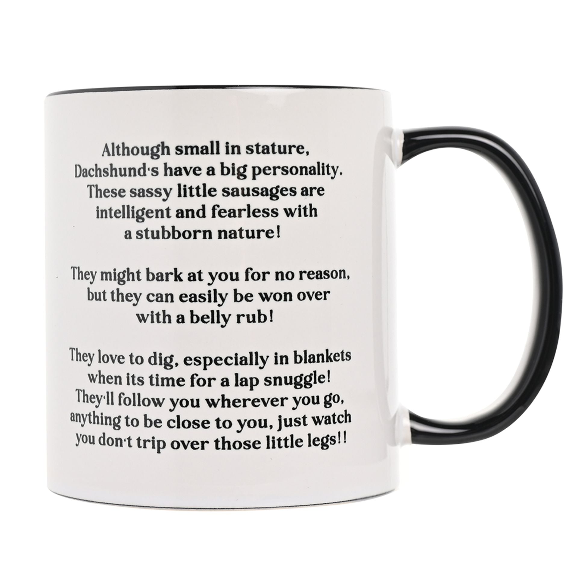 Best of Breed Mug Black Inside 11oz - Dachshund