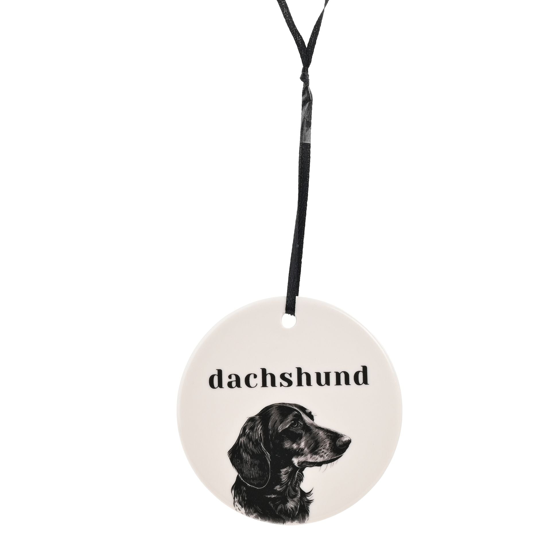 Best of Breed Ceramic Hanging Decoration - Dachshund