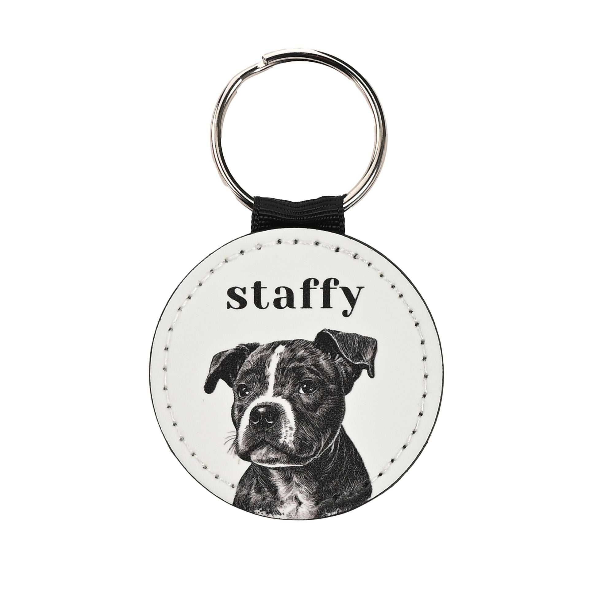 Best of Breed Keyring - Staffy