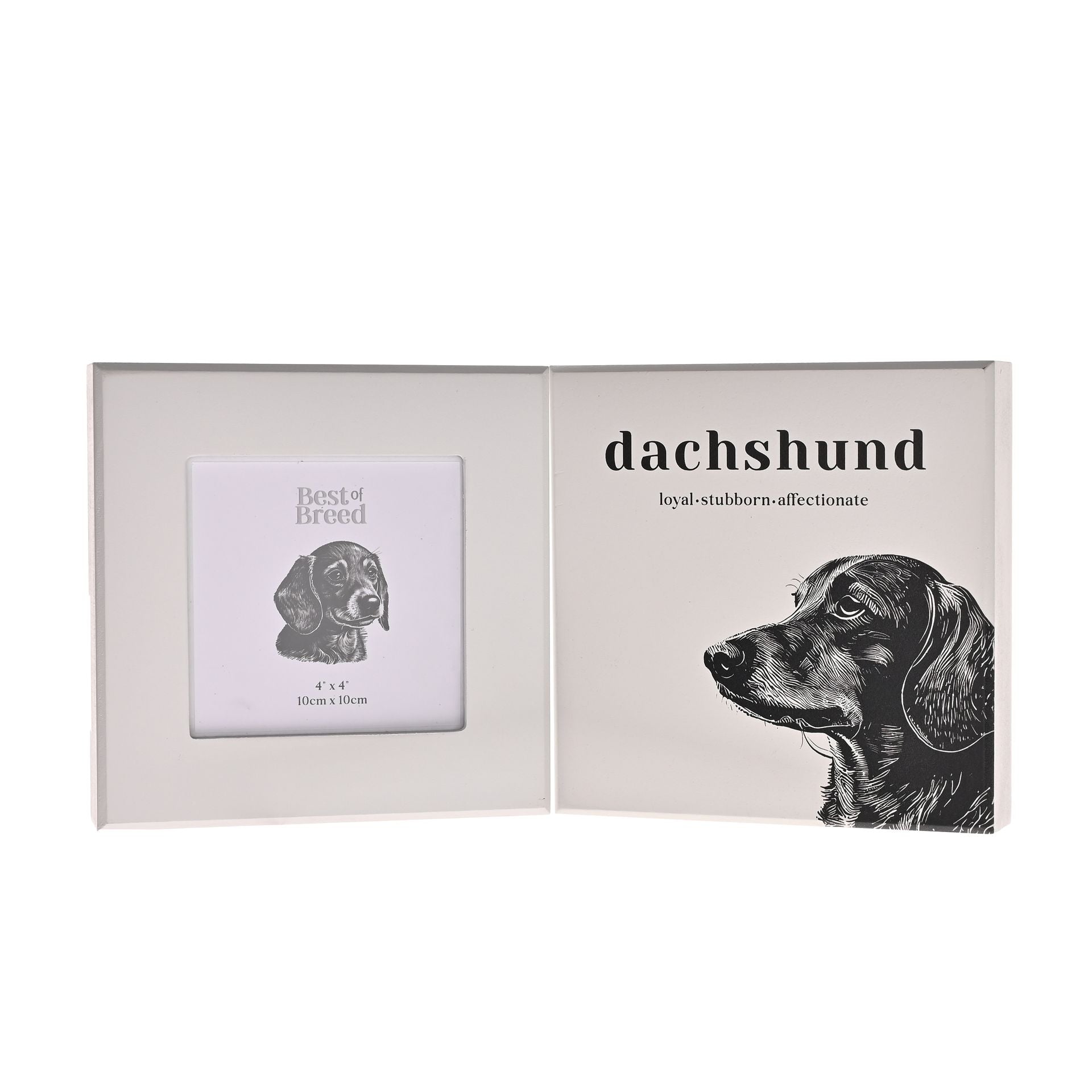 Best of Breed Dachshund Frame and Plaque Set - 3.5" x 3.5"