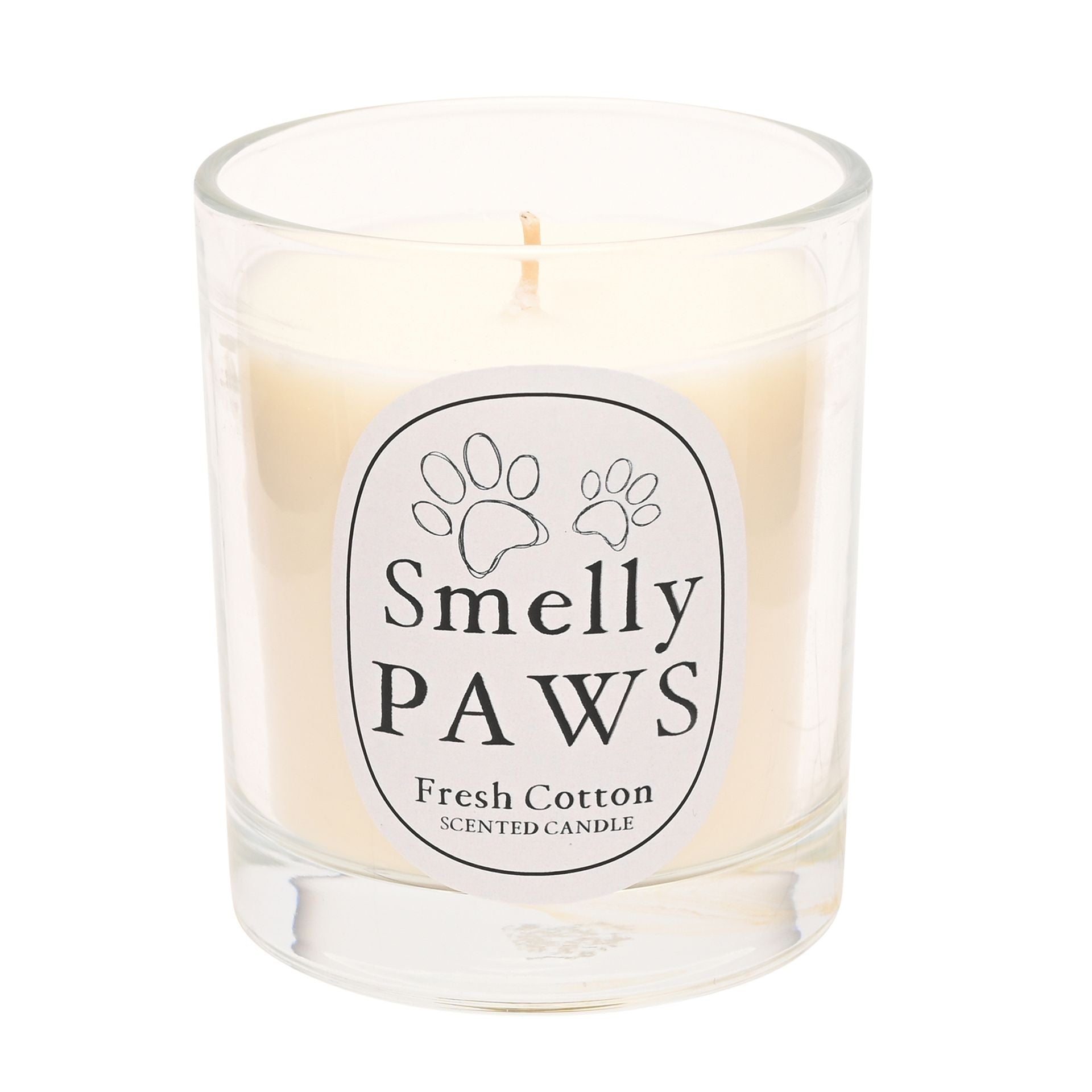 Best of Breed Smelly Paws 260g Candle - Fresh Cotton with Aroma Guard