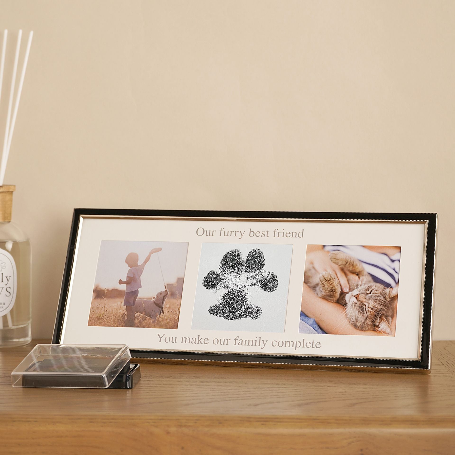 Best Of Breed Paw Print Photo Frame with Ink Pad