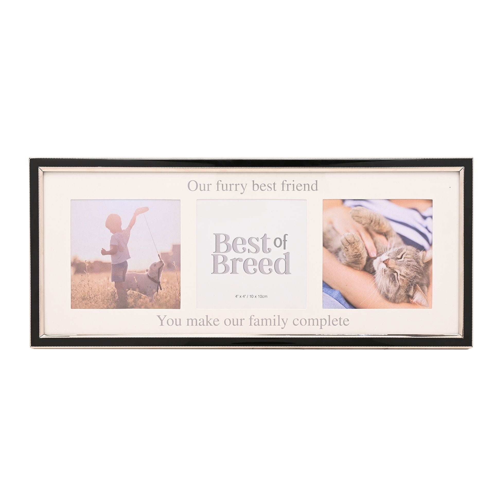 Best Of Breed Paw Print Photo Frame with Ink Pad