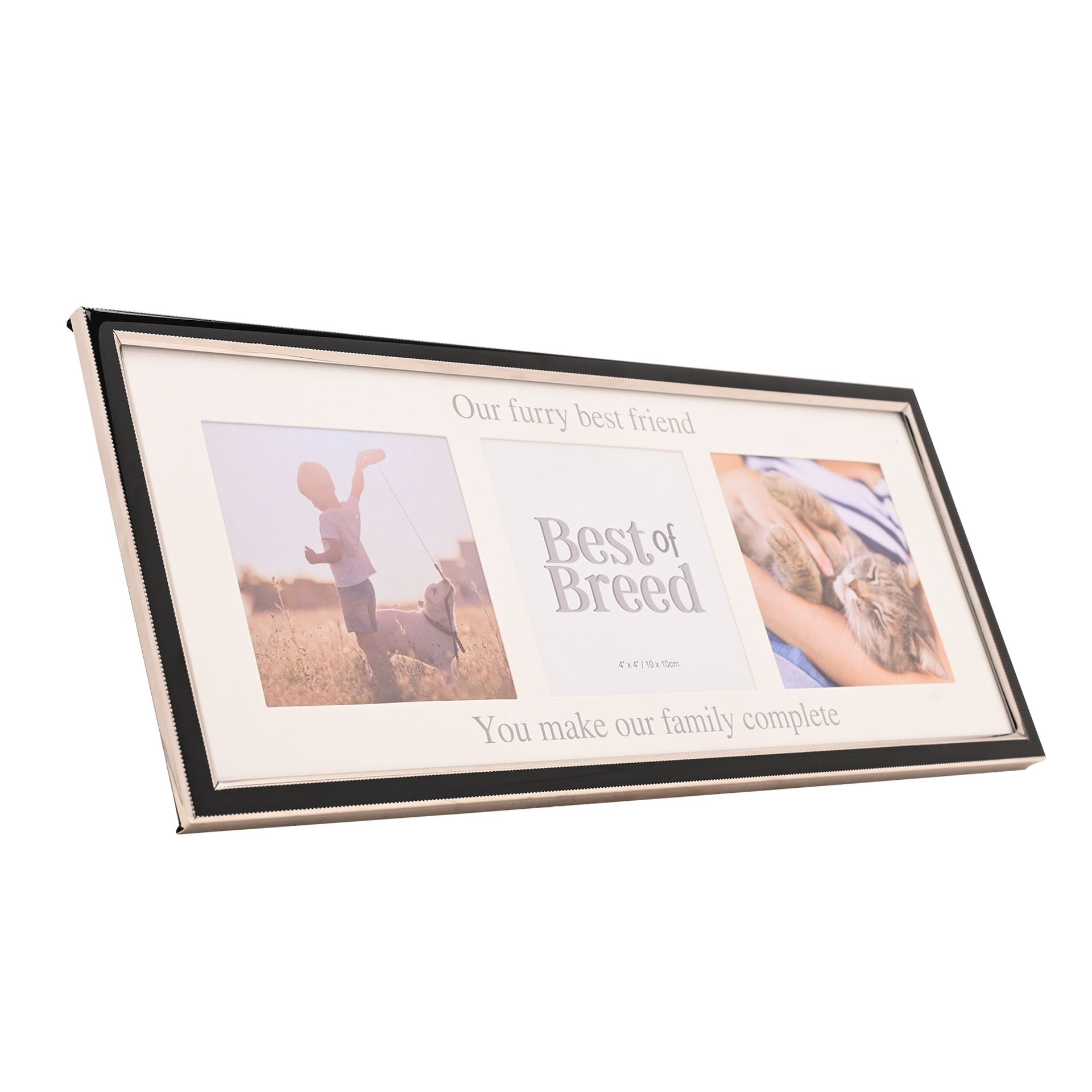 Best Of Breed Paw Print Photo Frame with Ink Pad