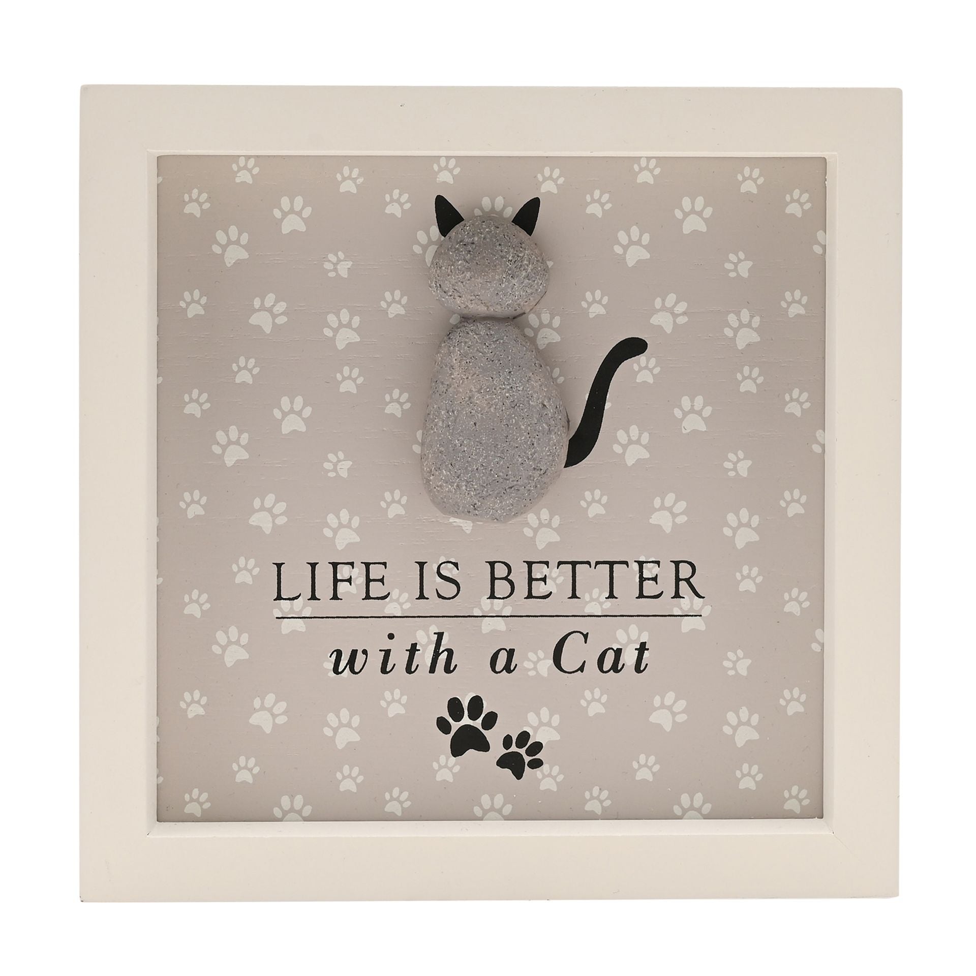Best of Breed Framed Plaque - "Life Is Better with a Cat"