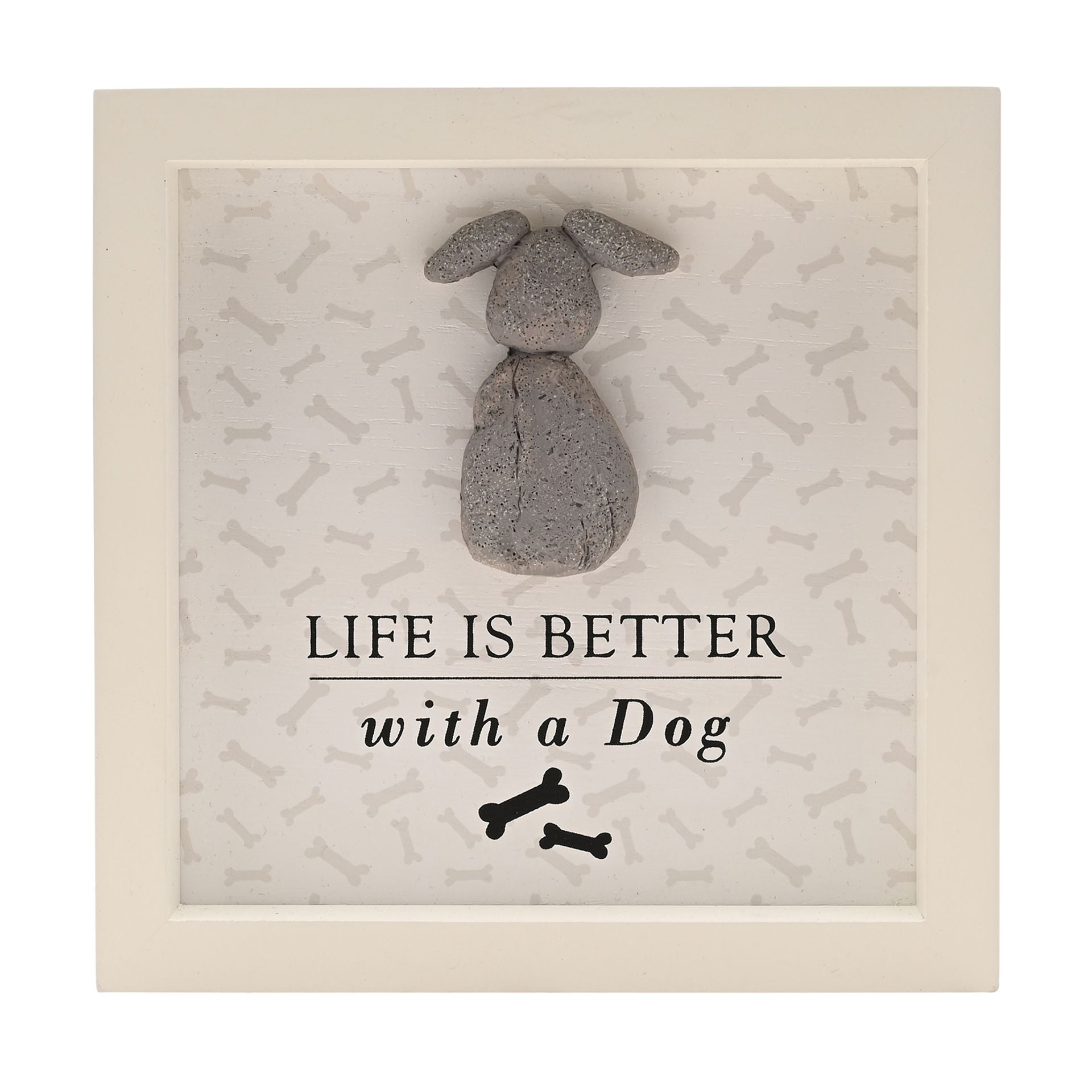Best of Breed Framed Plaque - "Life Is Better with a Dog"