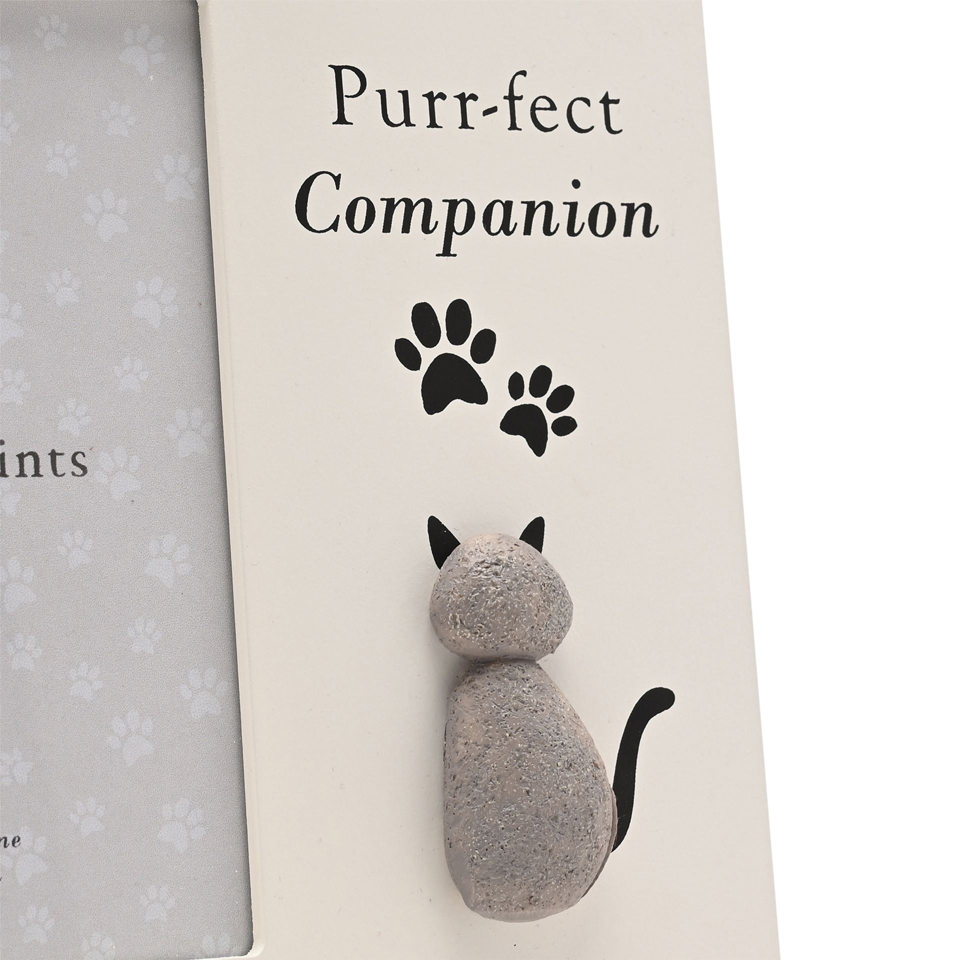 Best of Breed Pebble Style Photo Frame - "Purrfect Companion"