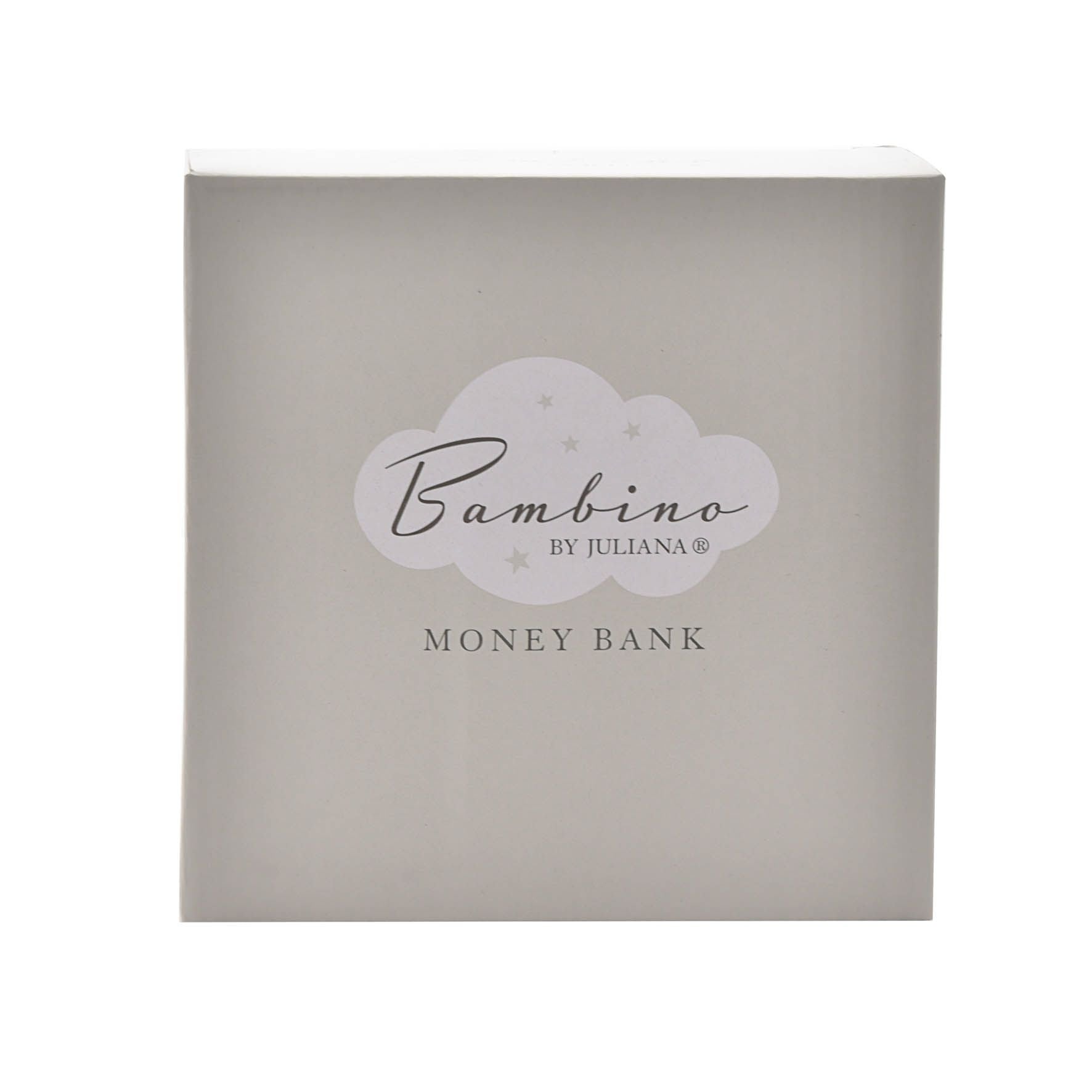 Bambino Moon Shaped Resin Money Box "Dream Big" 15cm