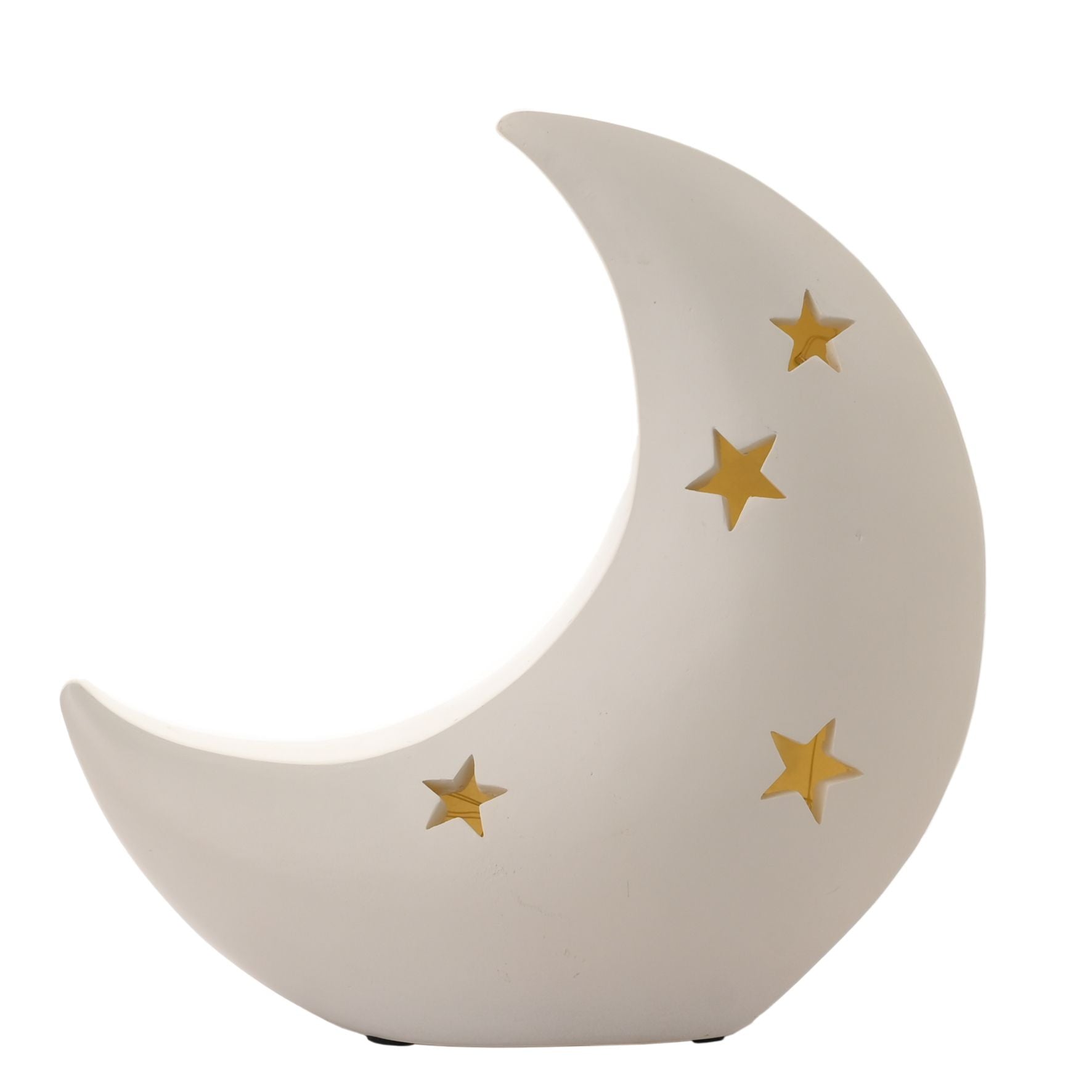 Bambino Moon Shaped Resin Night Light "Love you to the Moon"