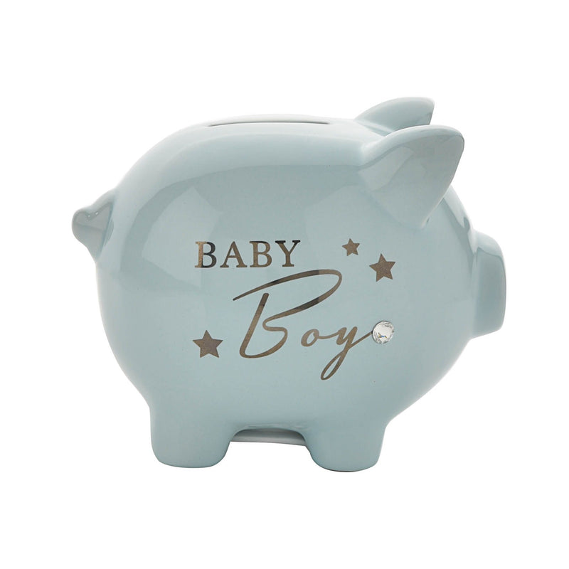 Bambino Ceramic Piggy Bank Money Box "Baby Boy"