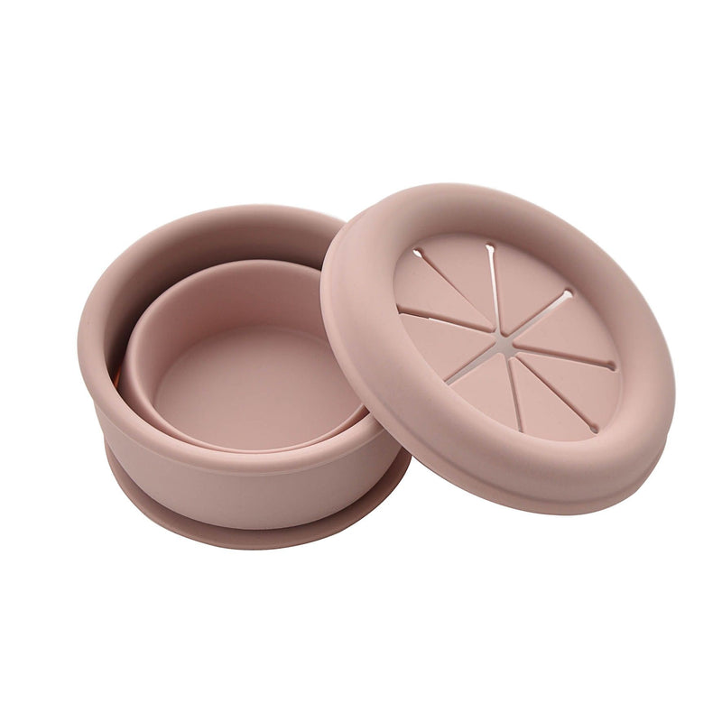 Bambino Silicone Collapsible Snack Cup Pink