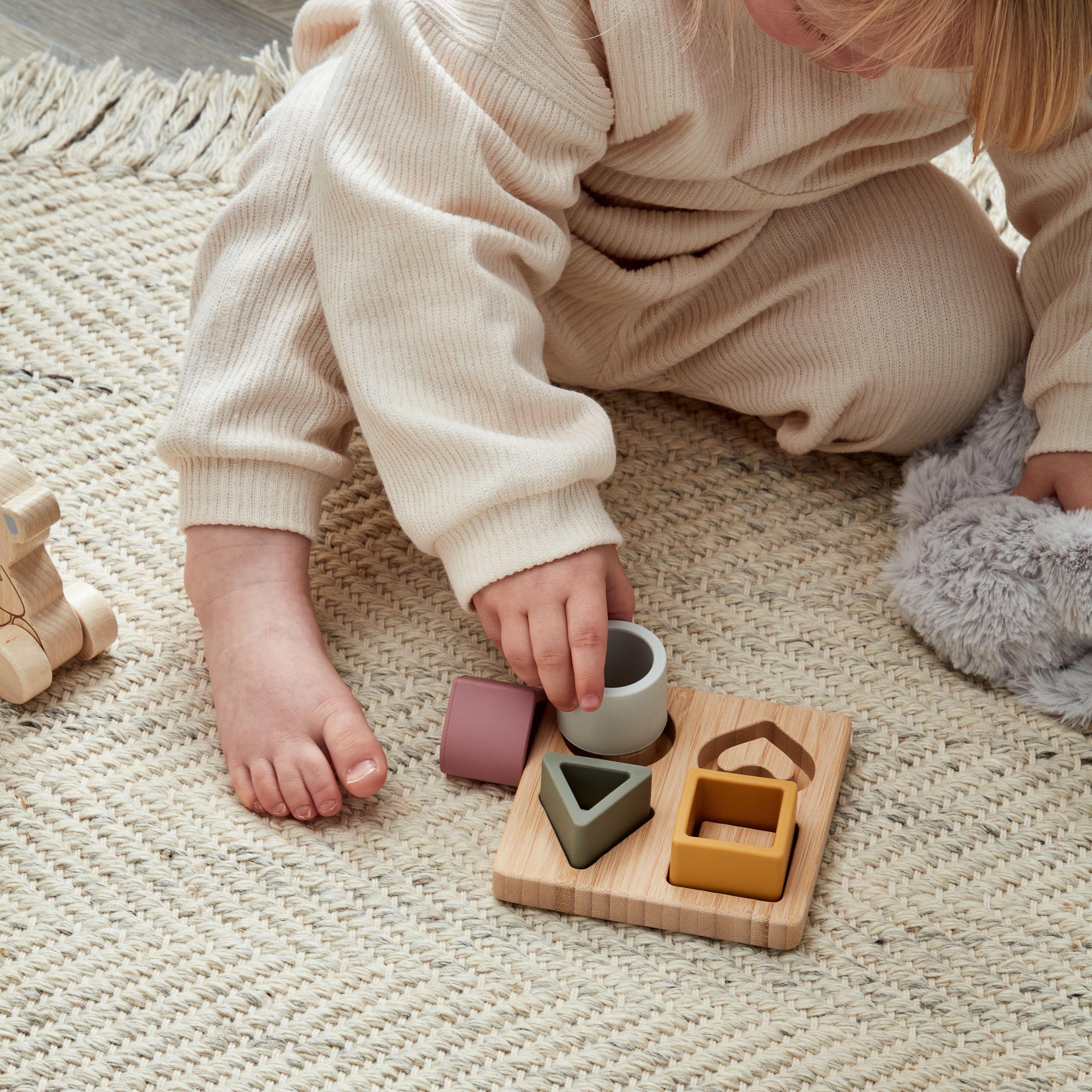 Bambino Silicone & Bamboo Heart Puzzle