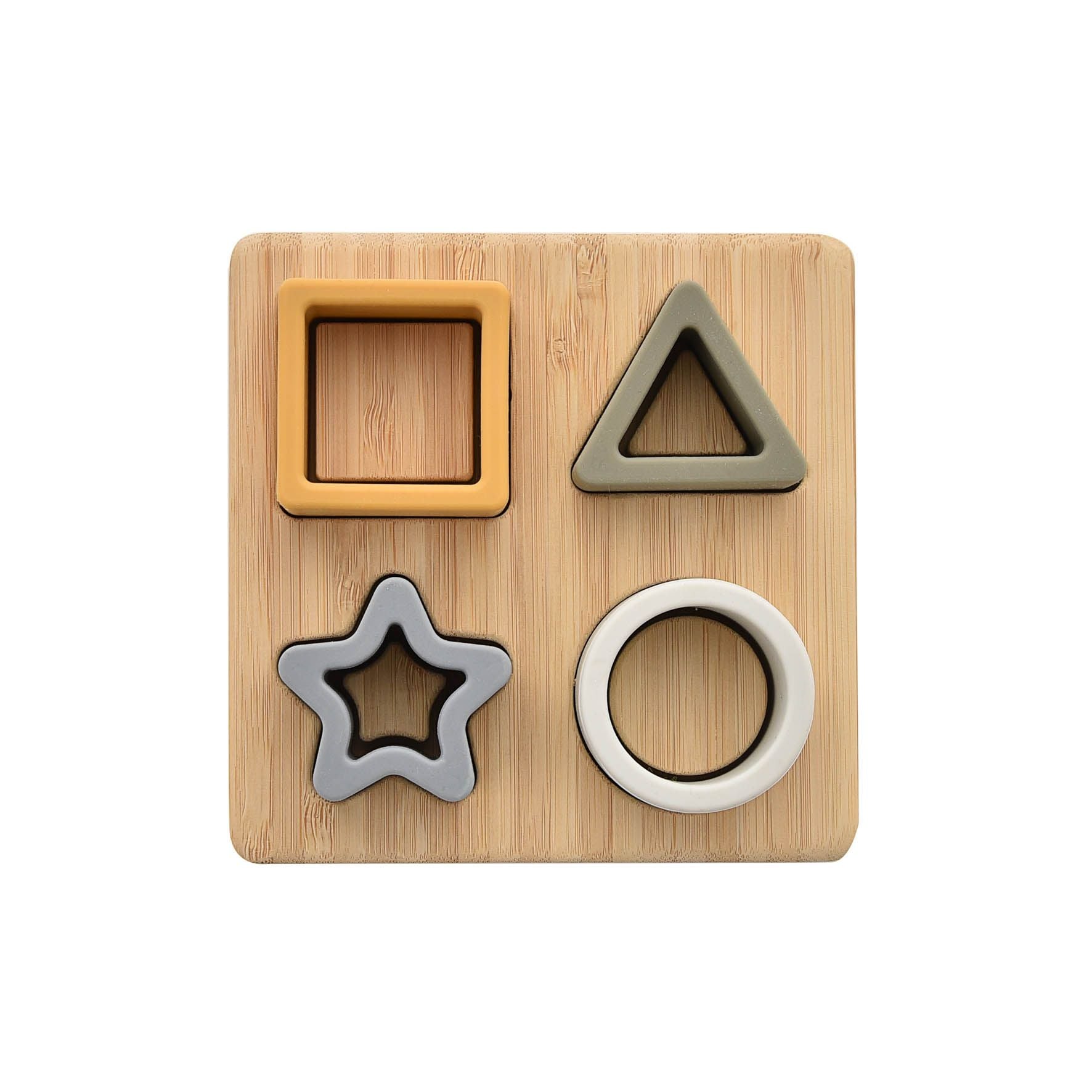 Bambino Silicone & Bamboo Star Puzzle