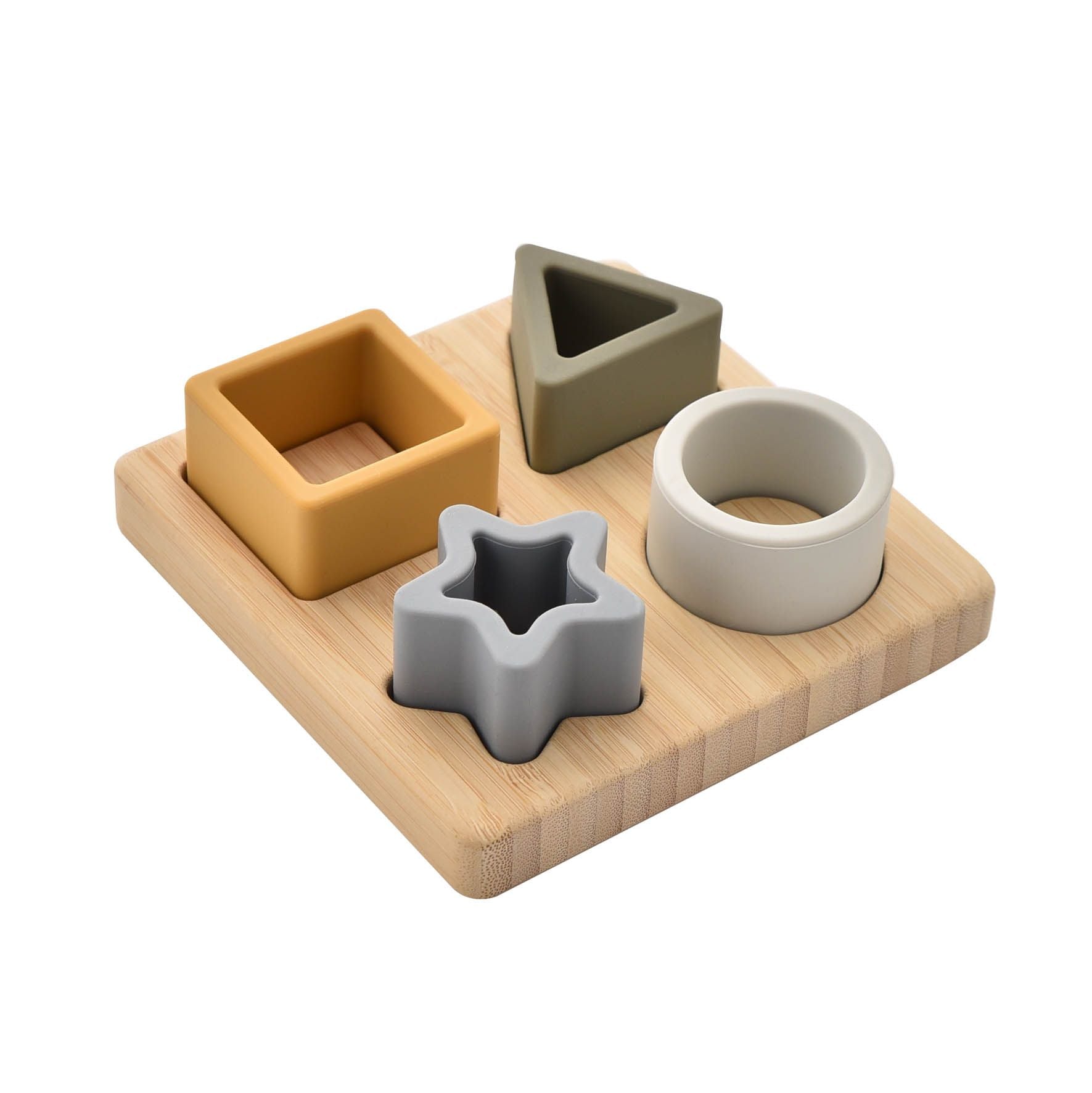 Bambino Silicone & Bamboo Star Puzzle