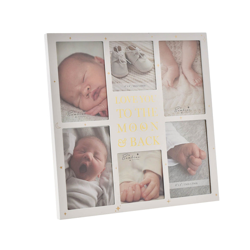 Bambino Wooden Collage Frame "Moon & Back"