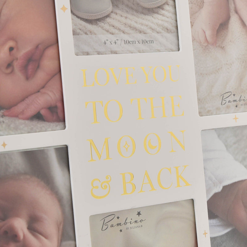 Bambino Wooden Collage Frame "Moon & Back"