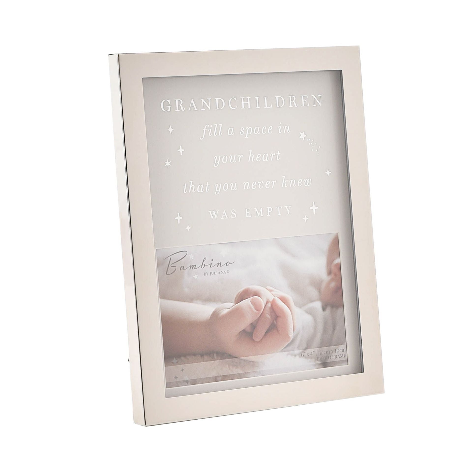 Bambino Metal Plated Grandchildren Photo Frame 6" x 4"