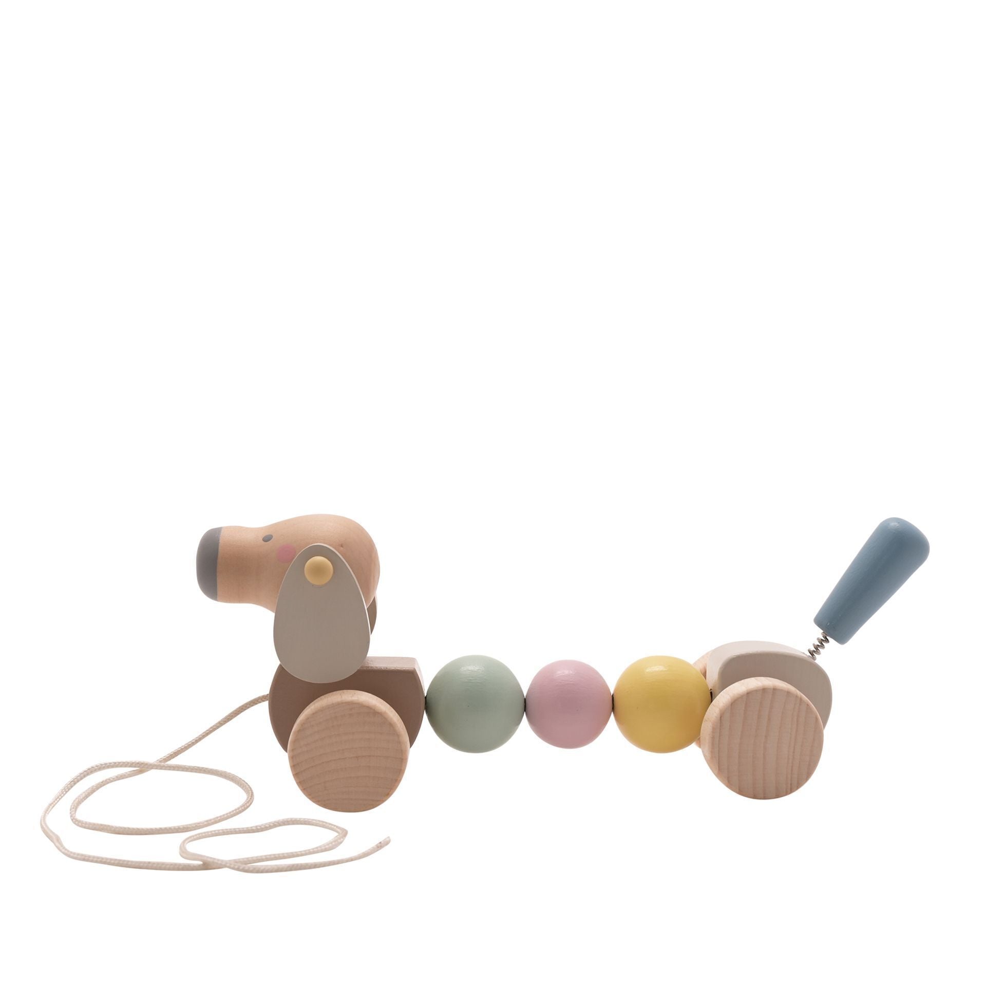 Bambino Wooden Pull Along Dog